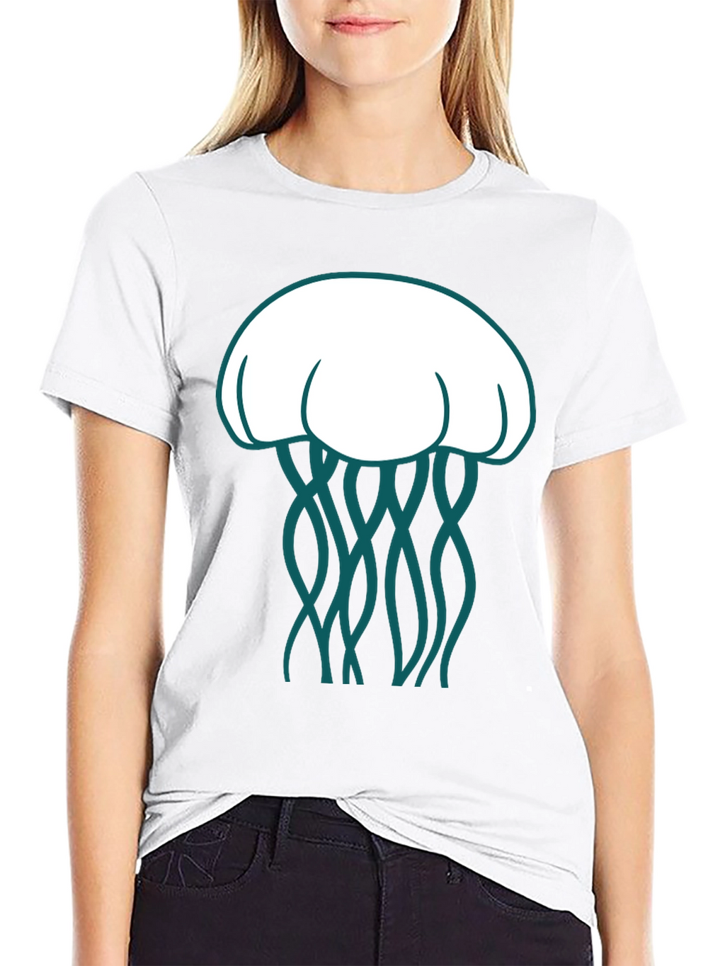 Jellyfish Graphic Tee - Unique Ocean Life Design