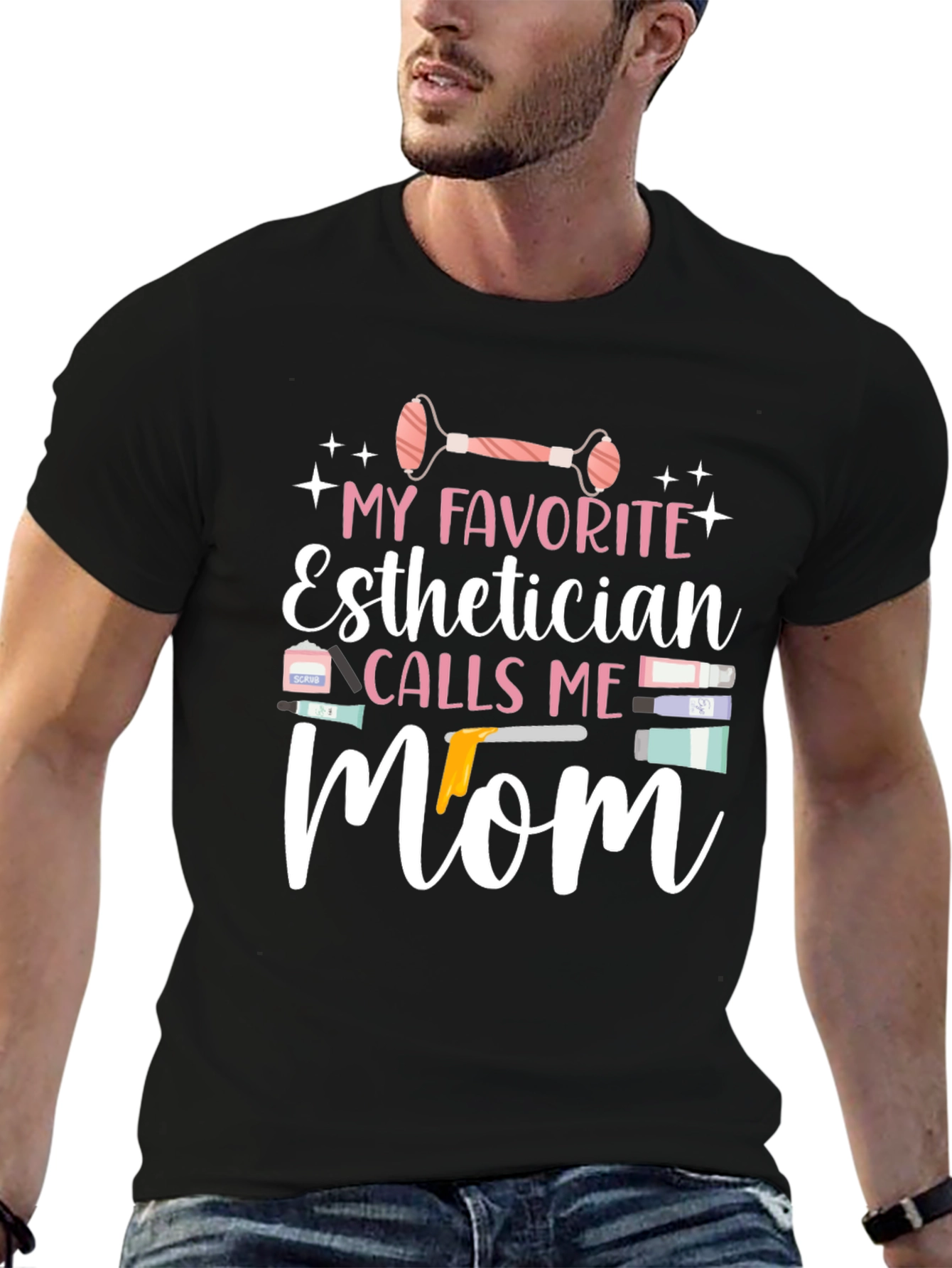 Esthetician Mom T-Shirt - Cute Gift for Skincare Lover