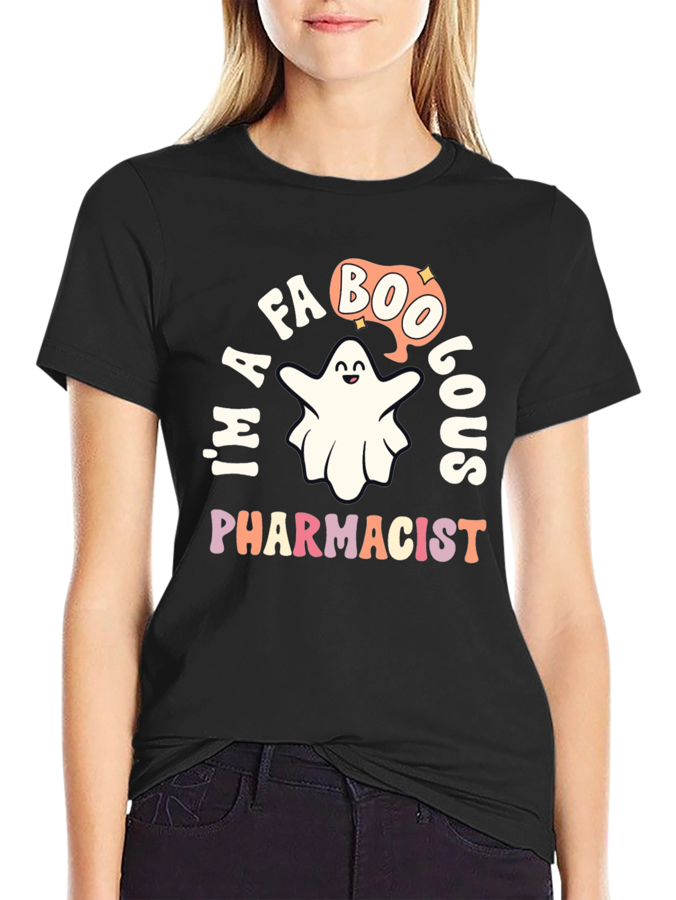 Im A Faboolous Pharmacist Ghost T-Shirt