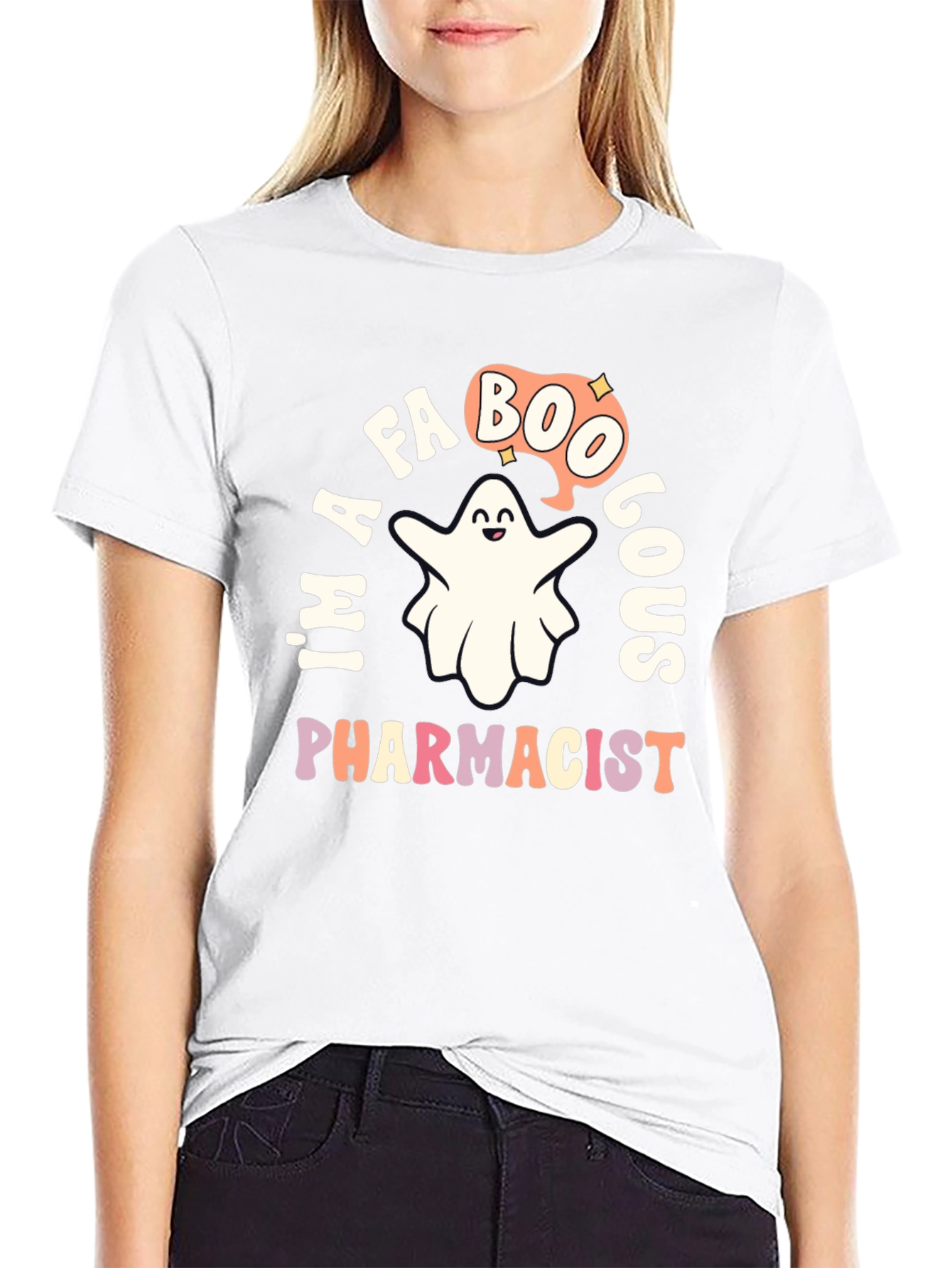 Im A Faboolous Pharmacist Ghost T-Shirt