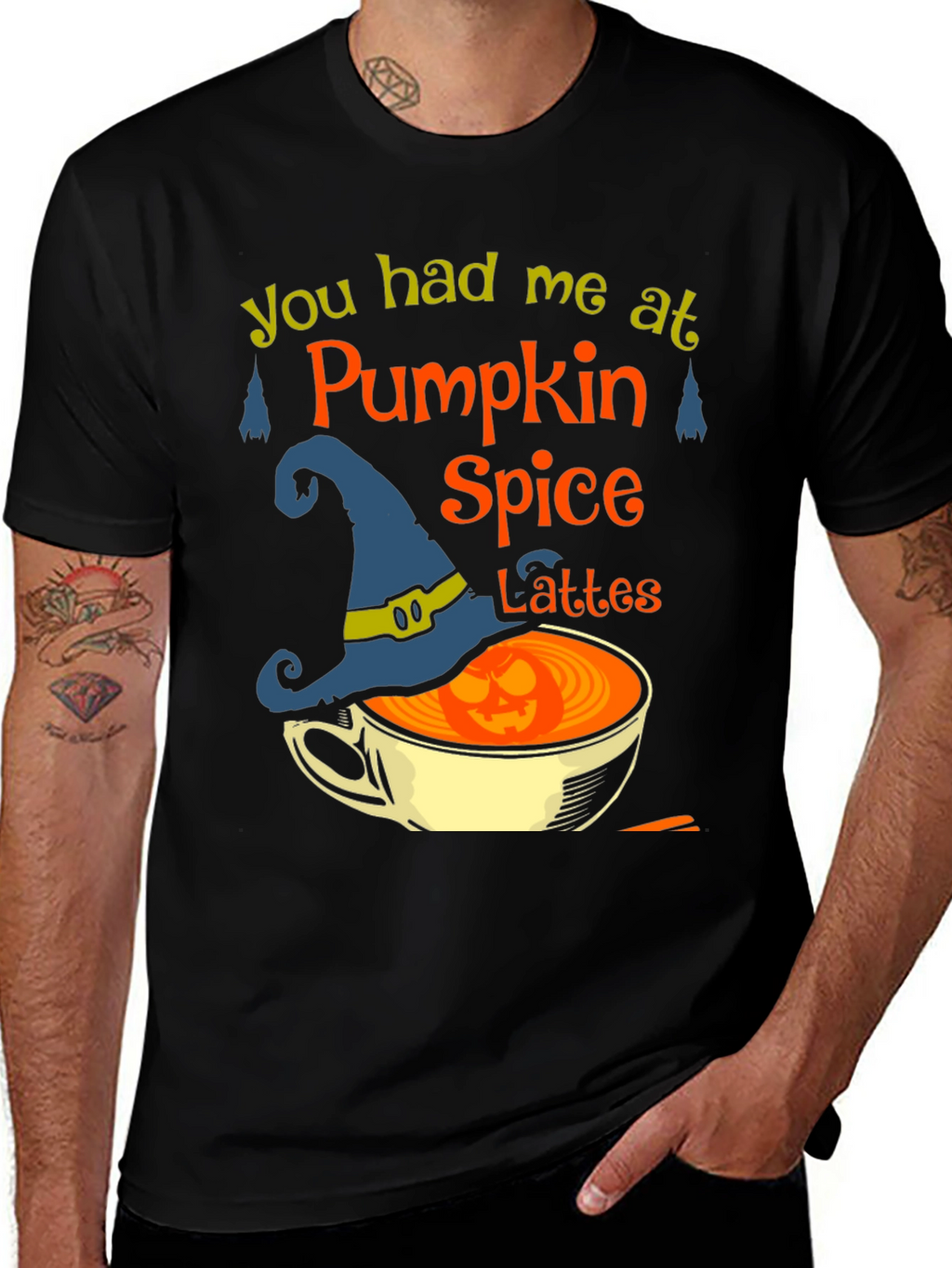 Pumpkin Spice Latte T-Shirt - You Had Me At...