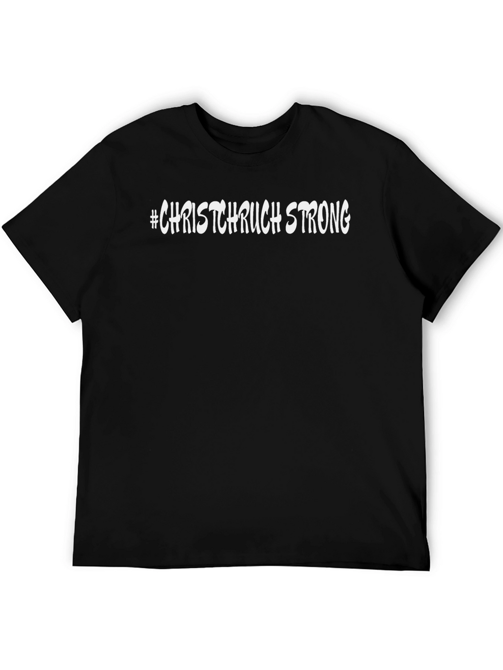 Christchurch Strong T-Shirt - Black Casual Tee