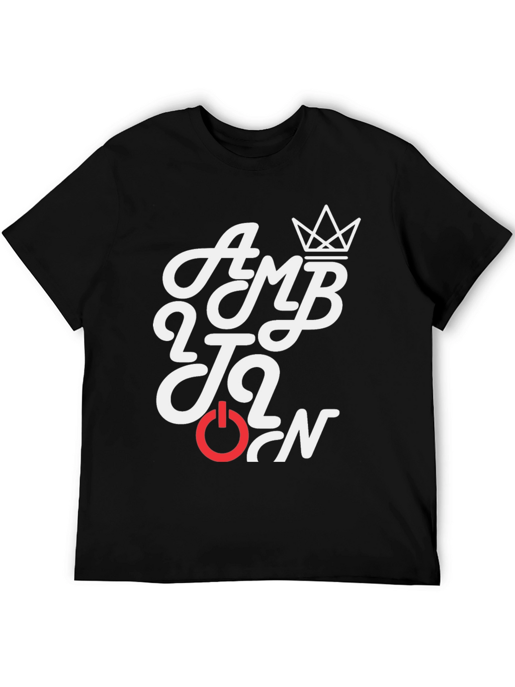 Ambition Graphic Tee - Stylish Black T-Shirt