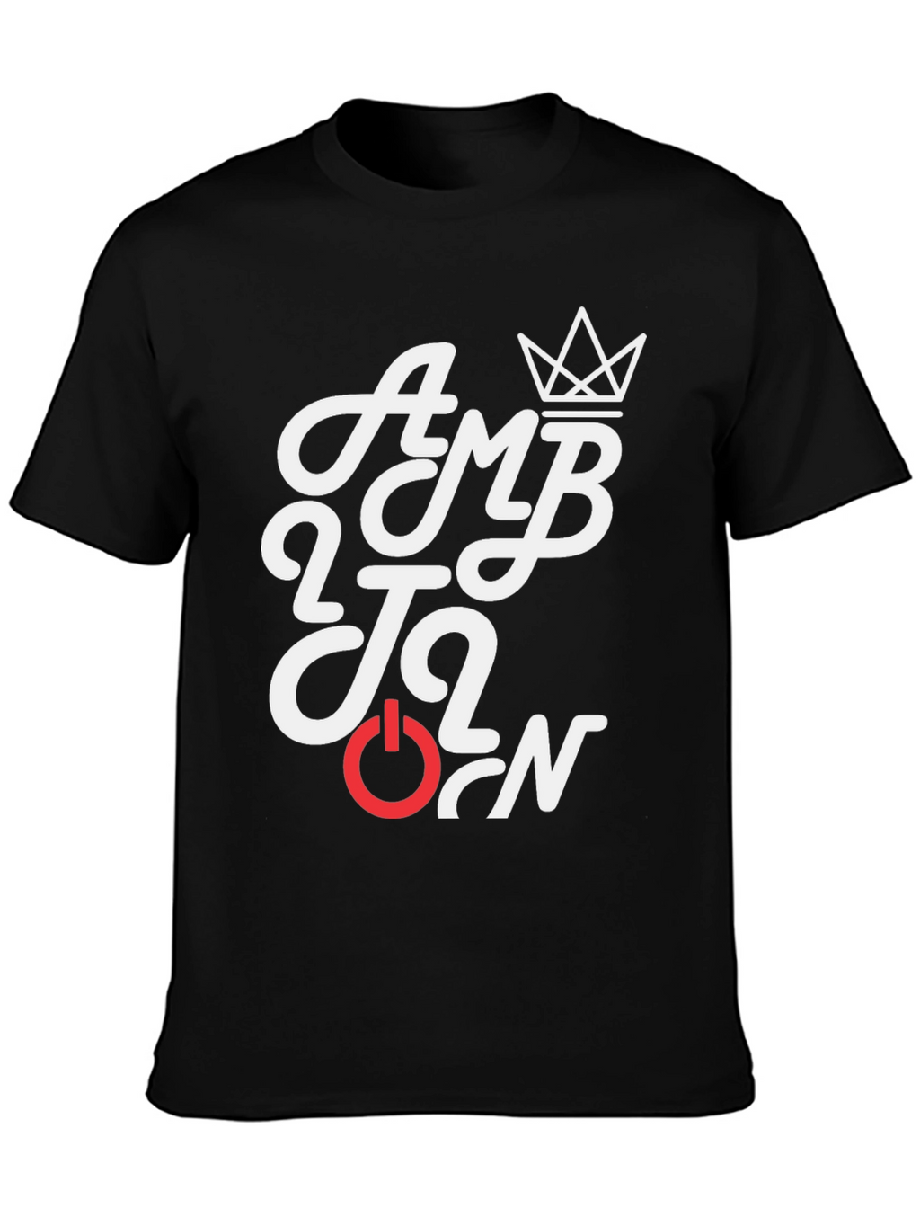 Ambition Graphic Tee - Stylish Black T-Shirt