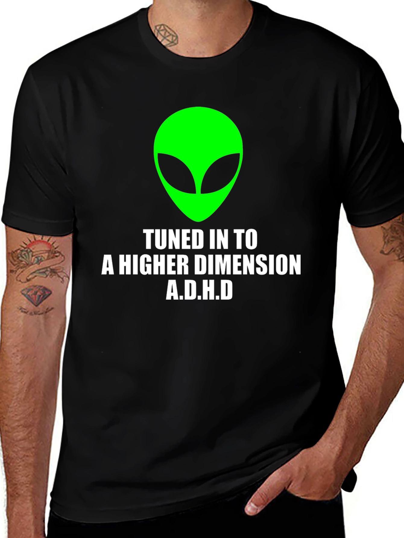 Tuned In To A Higher Dimension A.D.H.D T-Shirt