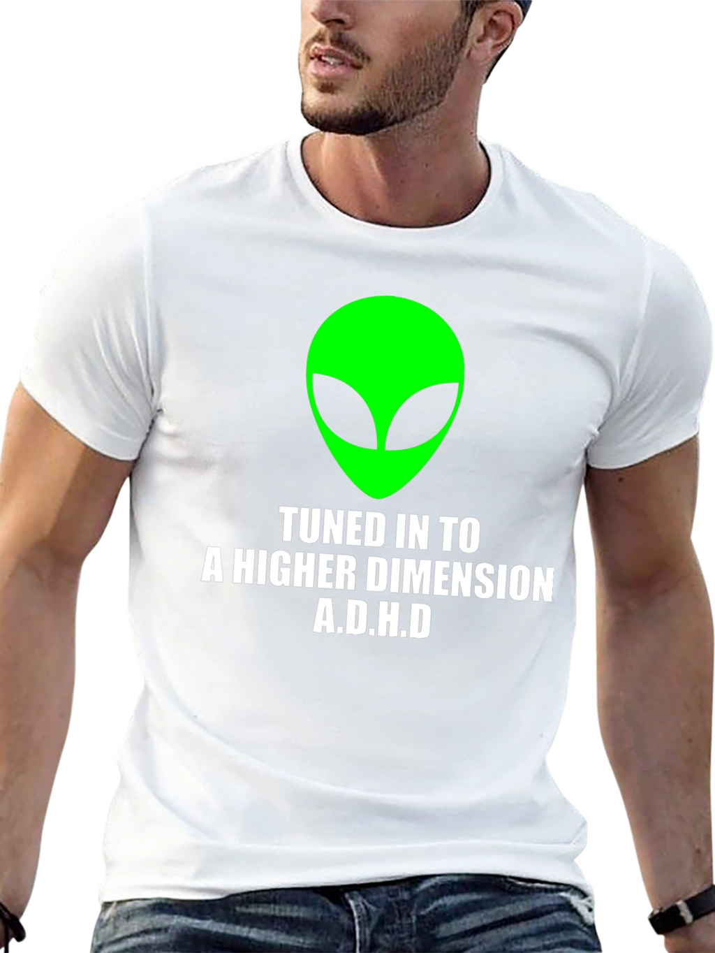 Tuned In To A Higher Dimension A.D.H.D T-Shirt