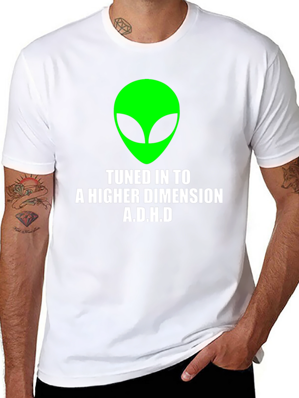 Tuned In To A Higher Dimension A.D.H.D T-Shirt