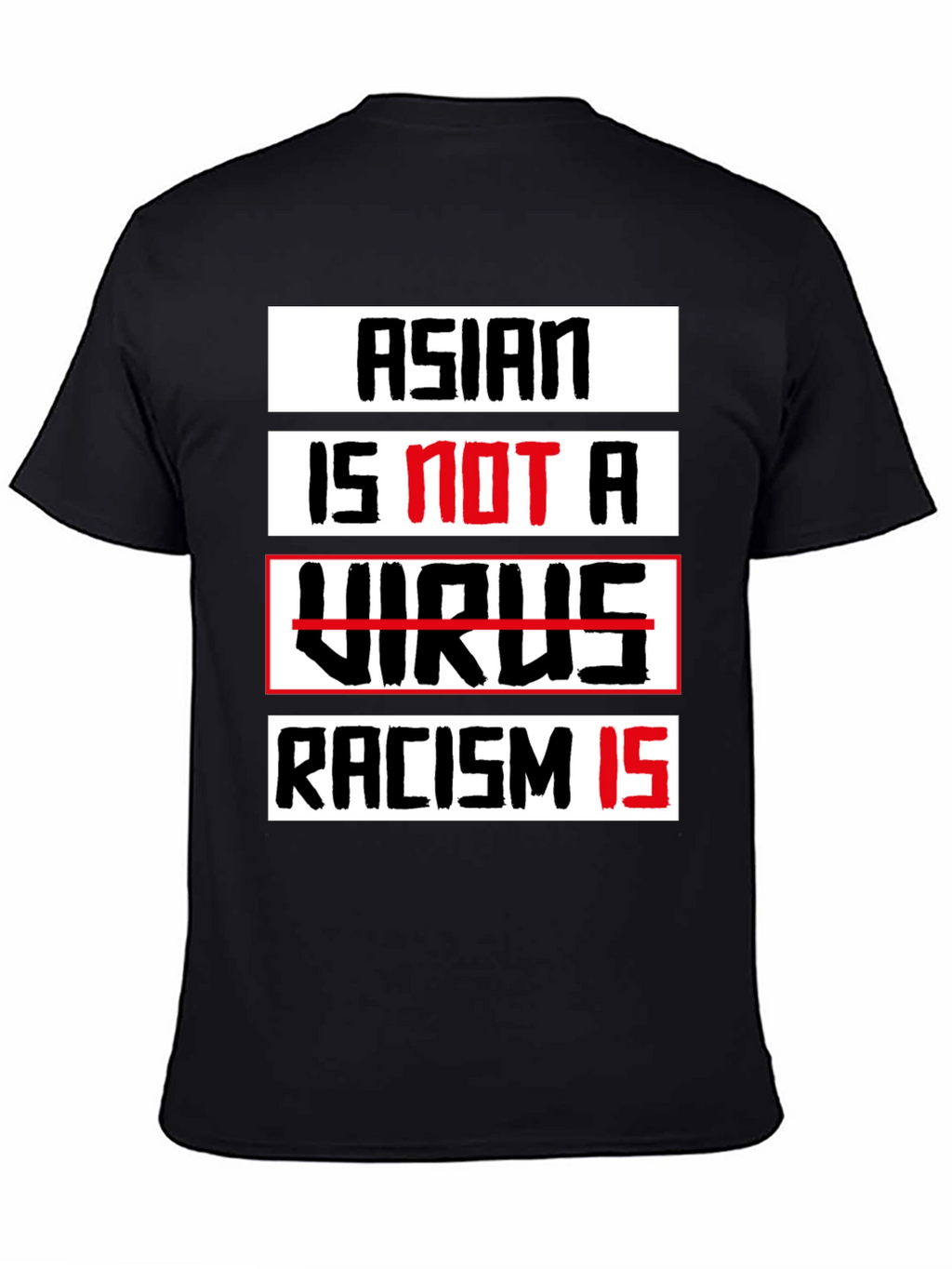 Asian Is Not A Virus T-Shirt - Stop Racism