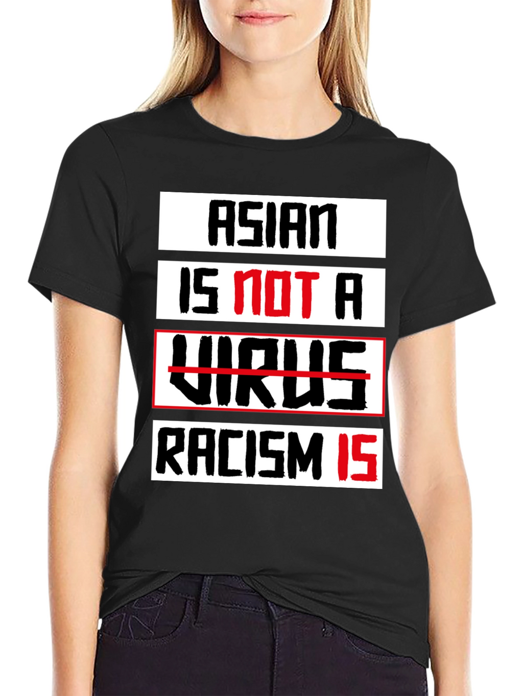 Asian Is Not A Virus T-Shirt - Stop Racism