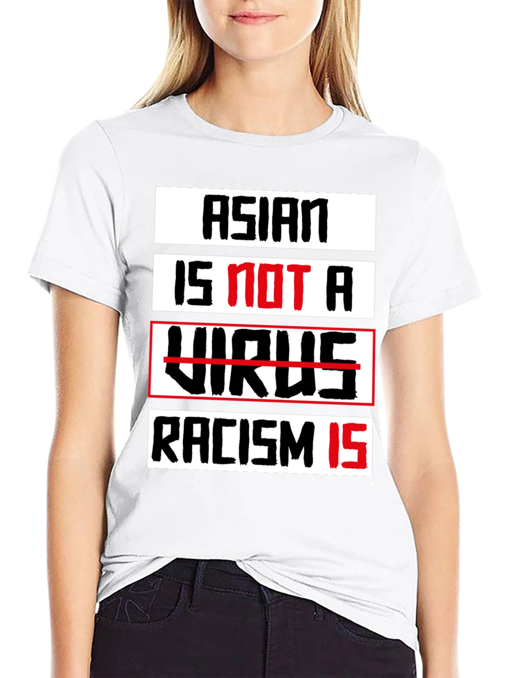 Asian Is Not A Virus T-Shirt - Stop Racism