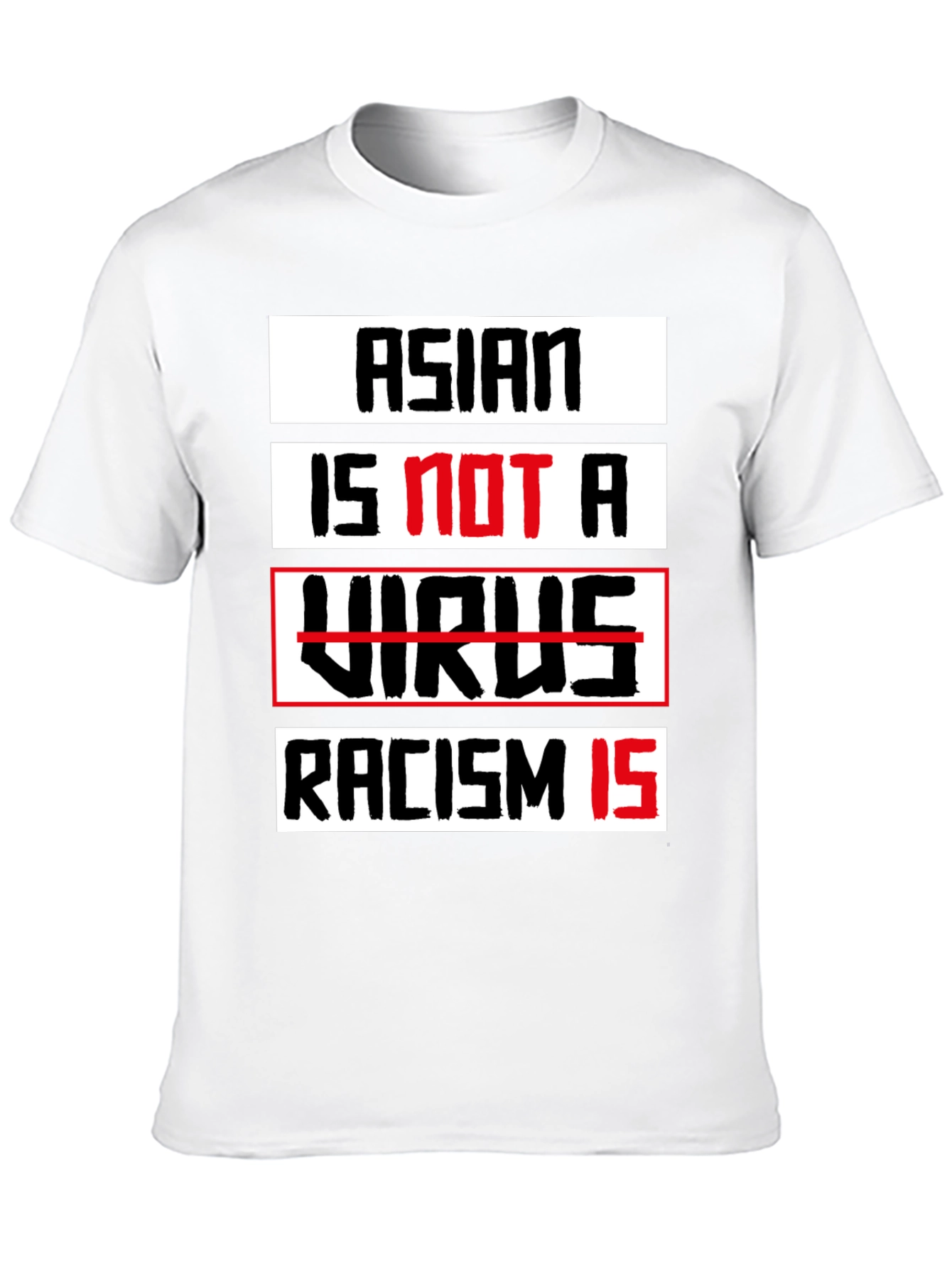 Asian Is Not A Virus T-Shirt - Stop Racism