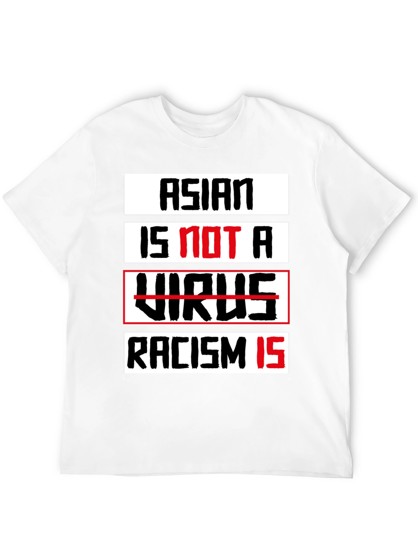 Asian Is Not A Virus T-Shirt - Stop Racism