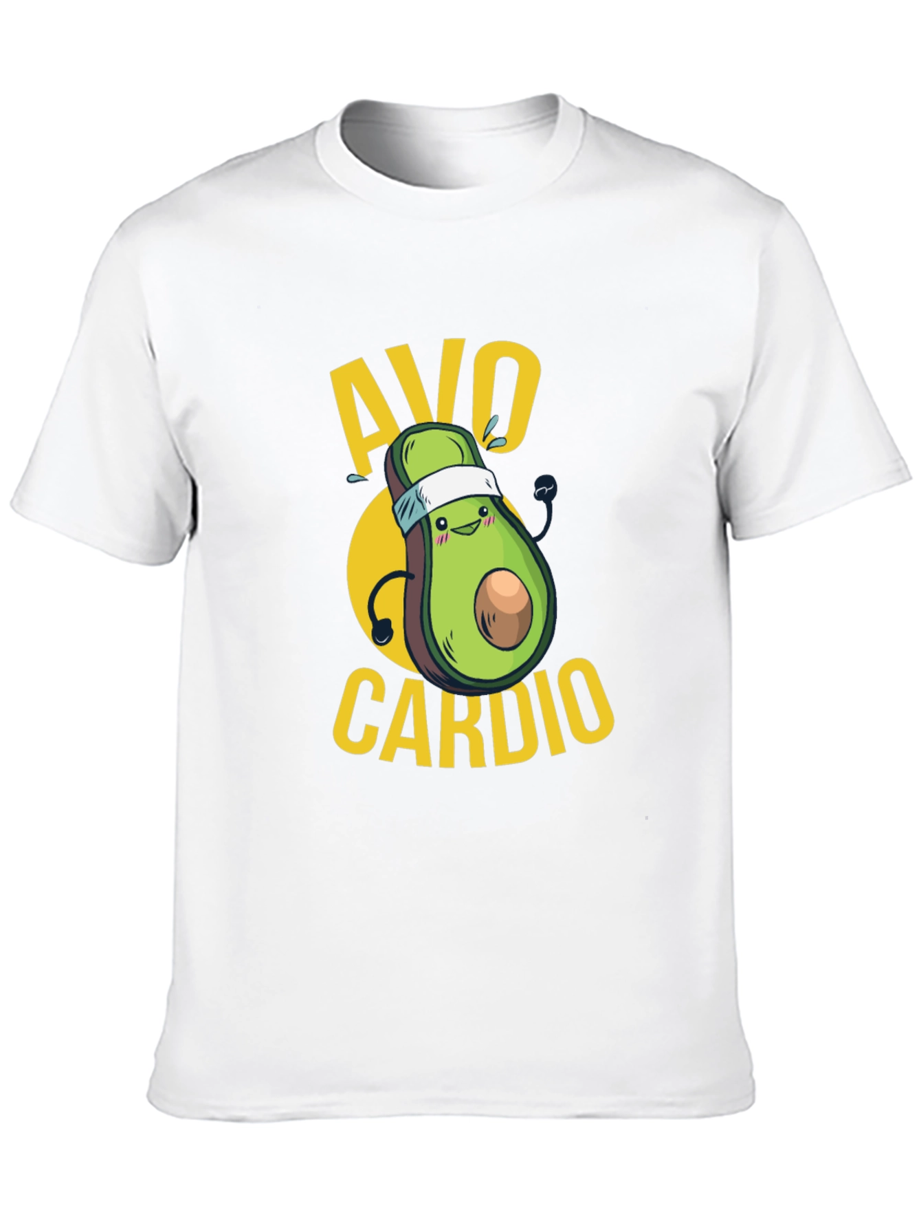 Avo Cardio T-Shirt - Funny Avocado Workout Tee