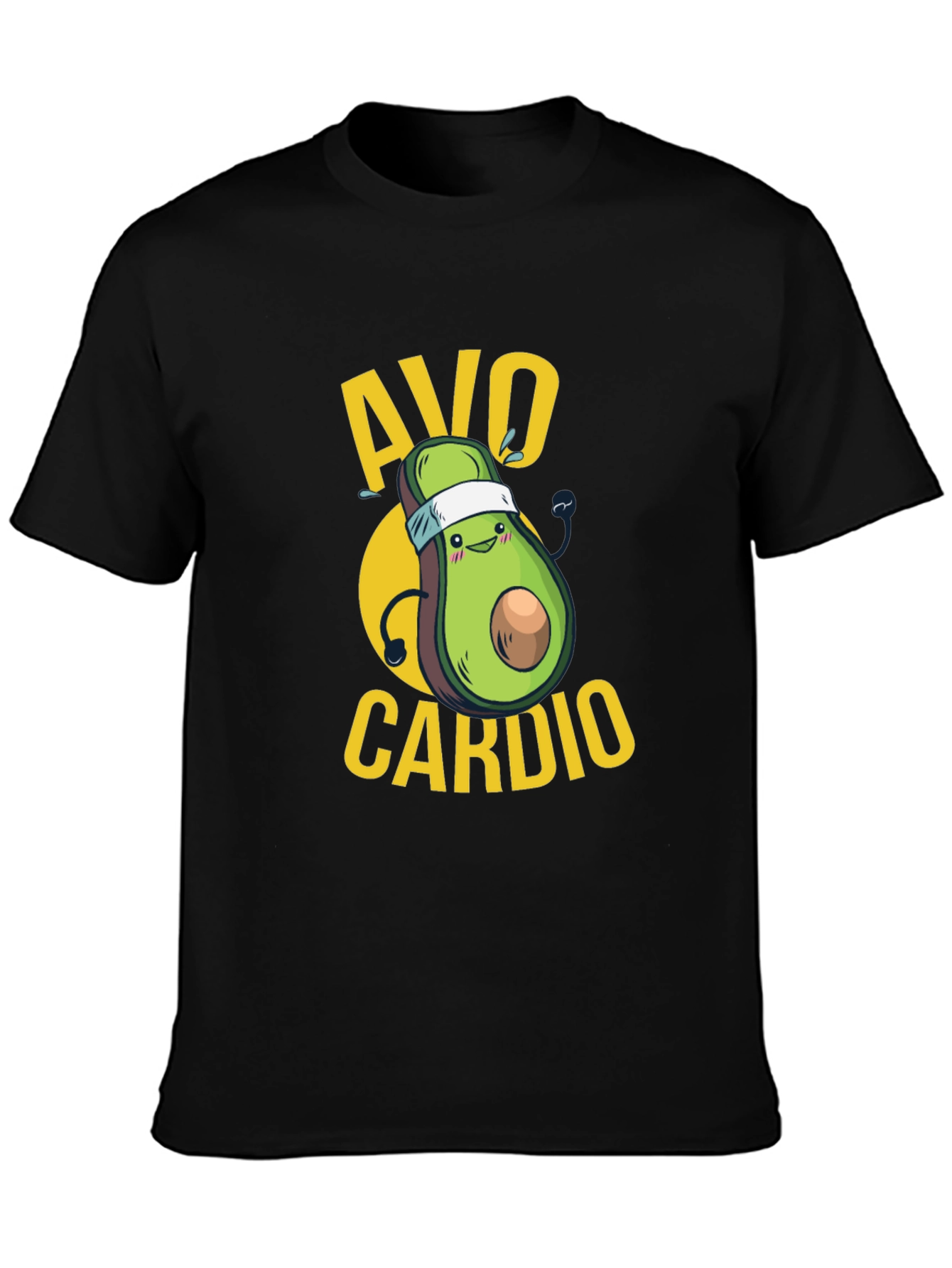 Avo Cardio T-Shirt - Funny Avocado Workout Tee
