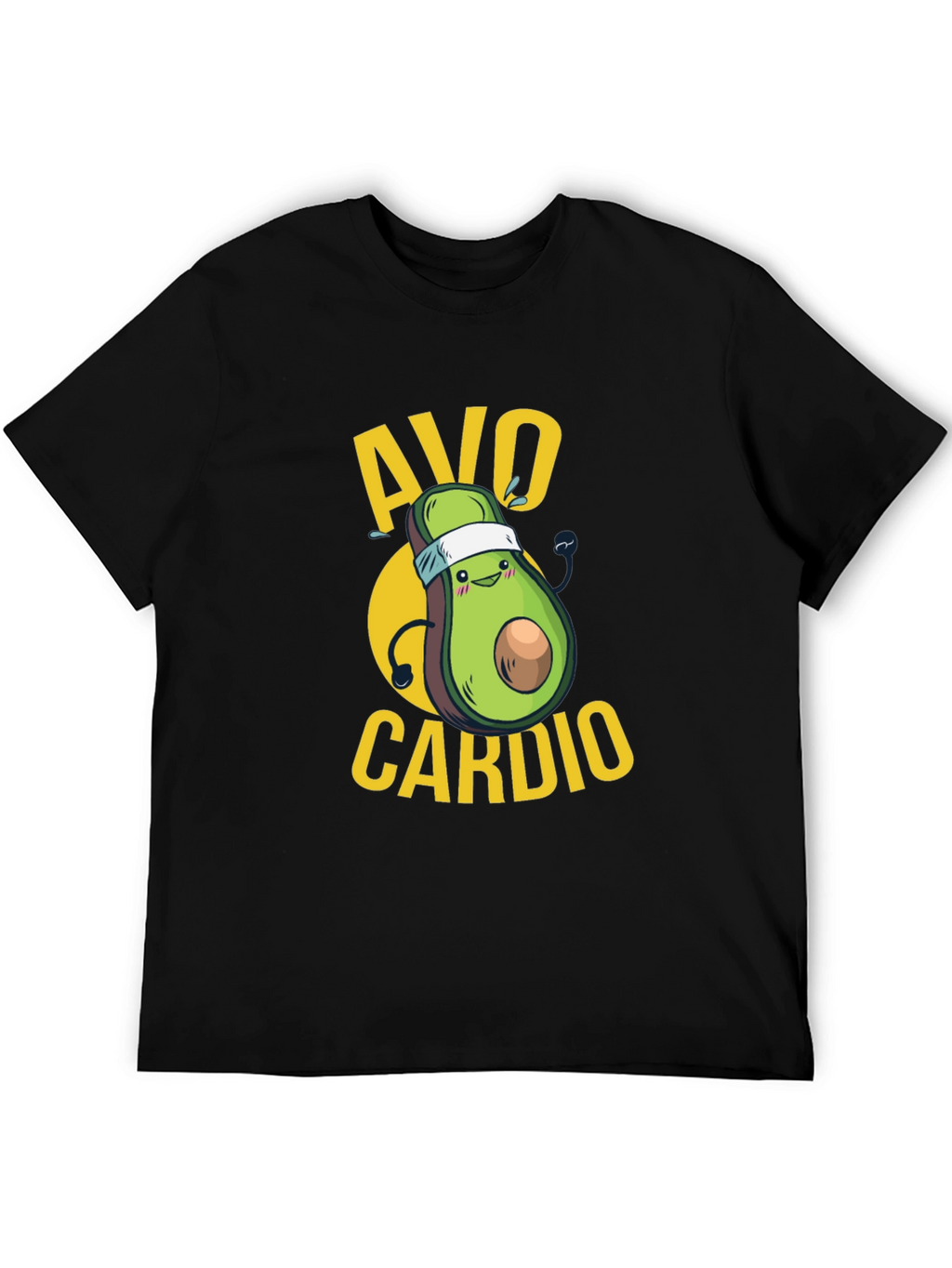 Avo Cardio T-Shirt - Funny Avocado Workout Tee