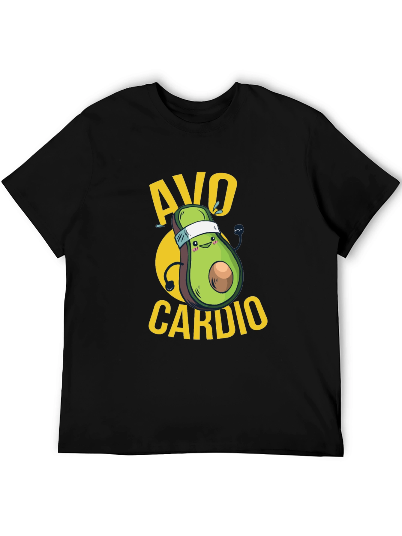 Avo Cardio T-Shirt - Funny Avocado Workout Tee
