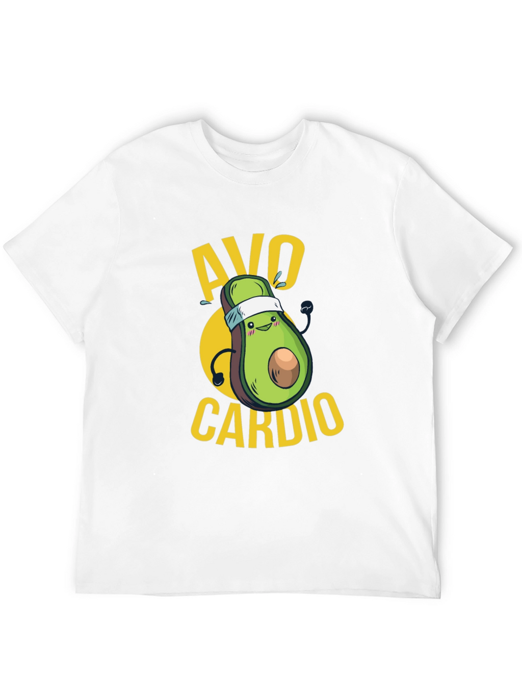 Avo Cardio T-Shirt - Funny Avocado Workout Tee