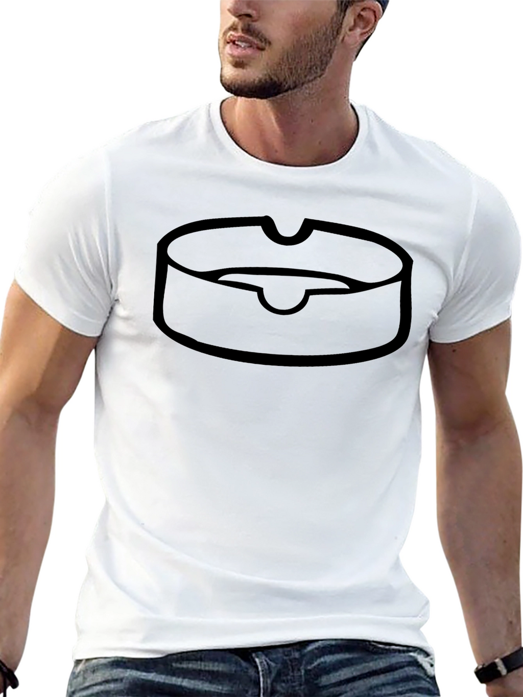 Ashtray Graphic Tee - Bold Statement Shirt