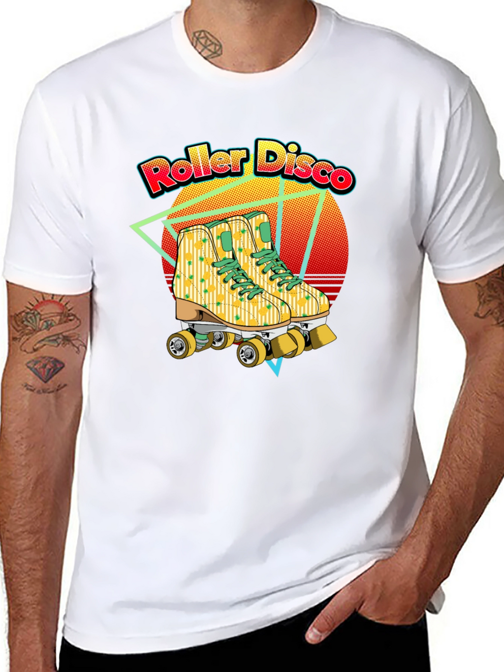 Retro Roller Disco Graphic Tee