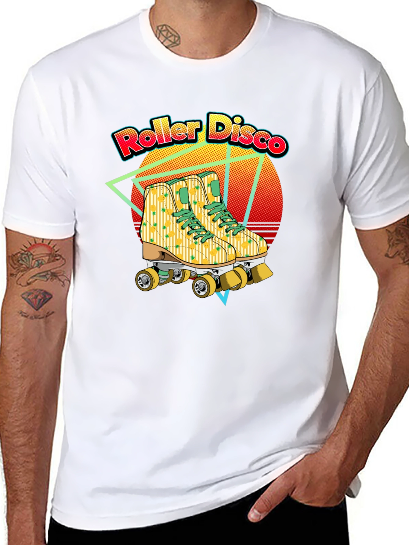 Retro Roller Disco Graphic Tee