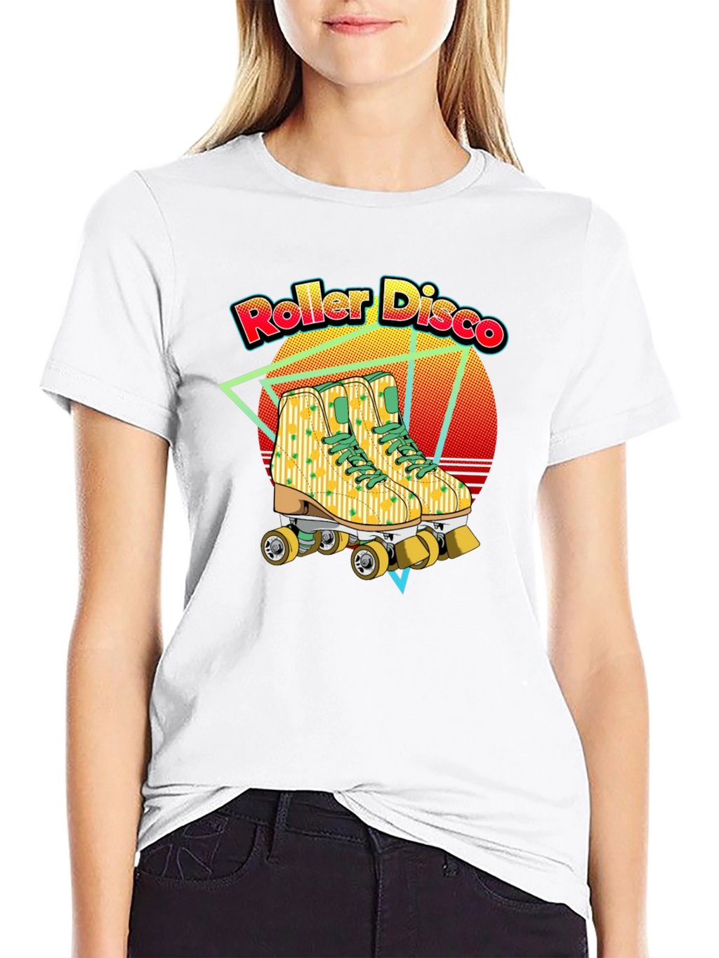 Retro Roller Disco Graphic Tee