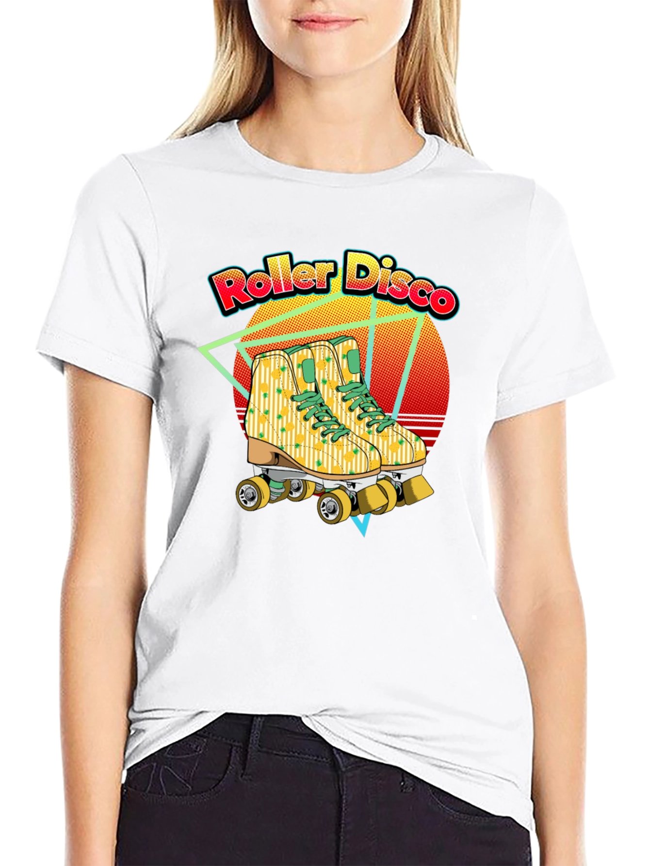 Retro Roller Disco Graphic Tee