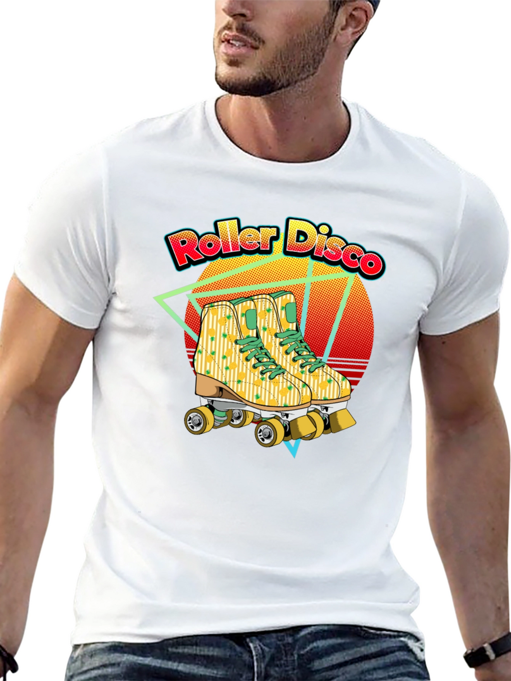 Retro Roller Disco Graphic Tee