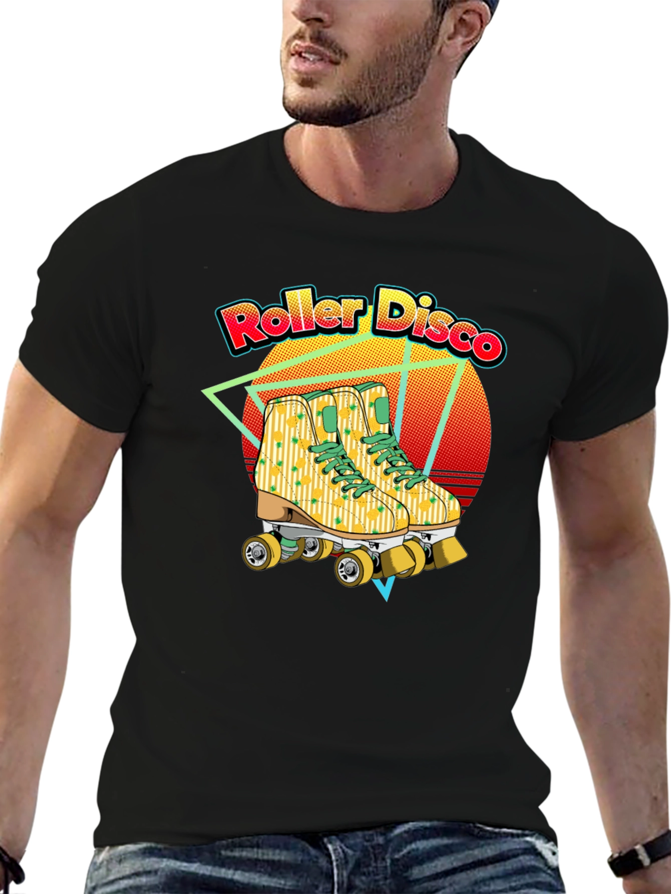 Retro Roller Disco Graphic Tee