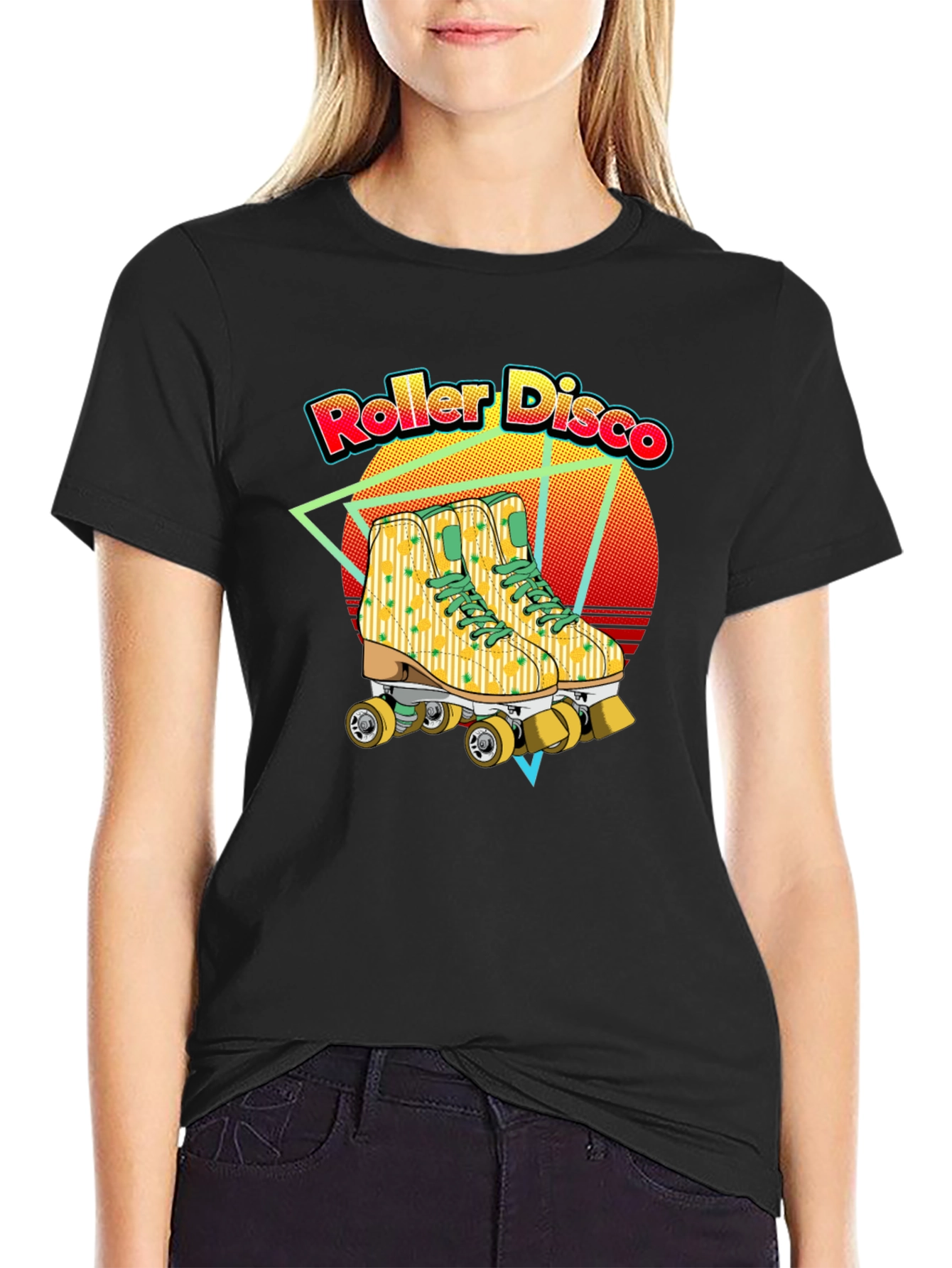 Retro Roller Disco Graphic Tee