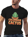 Columnar Cactus Graphic Tee - Nature Lover Shirt