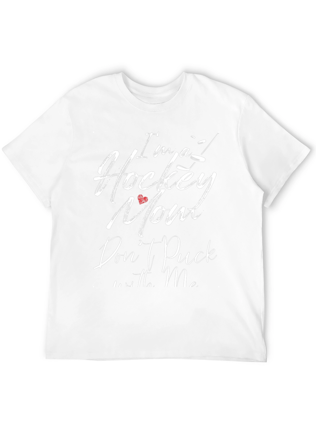 Im a Hockey Mom Graphic T-Shirt - Black