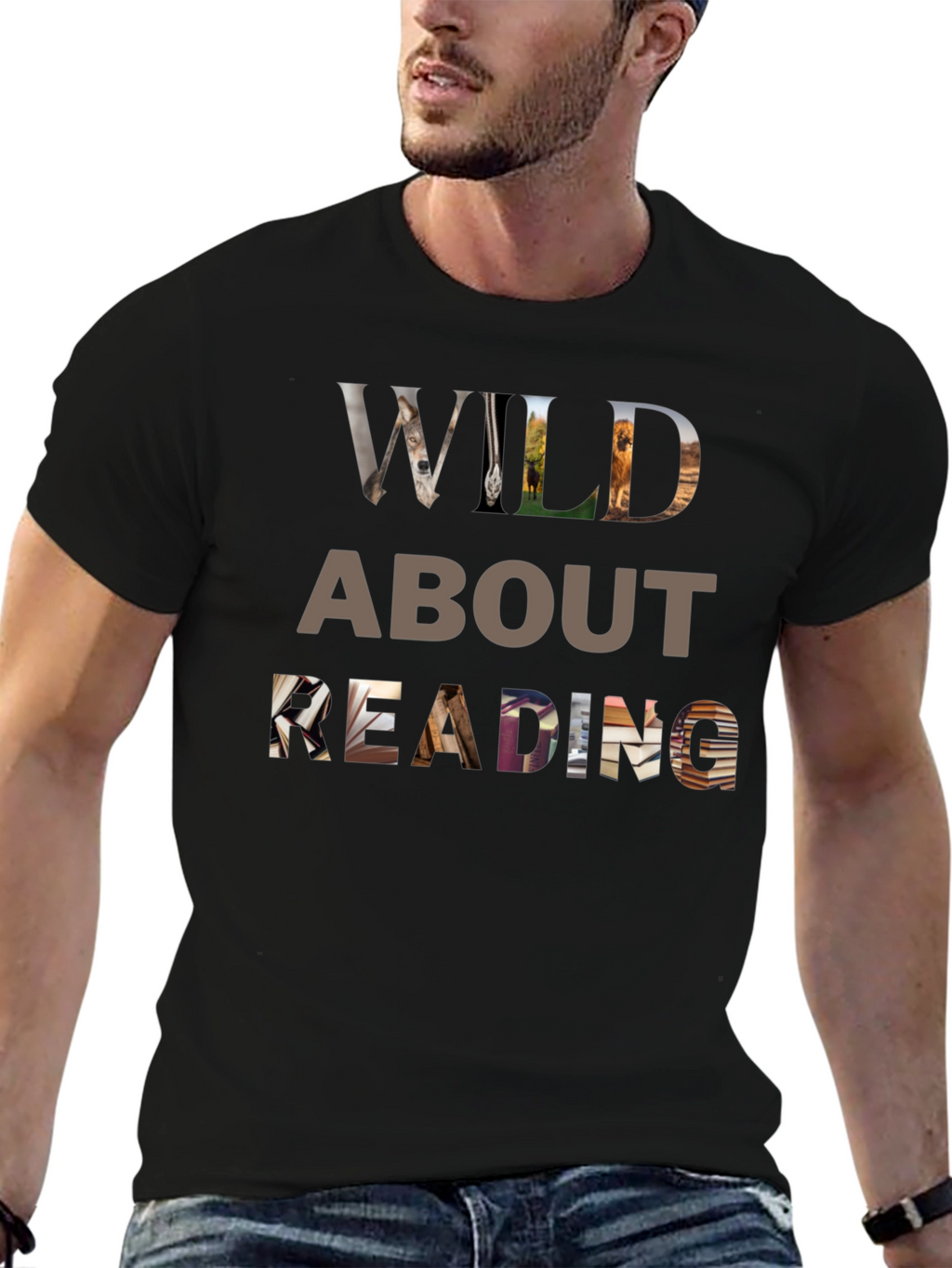 Wild About Reading Graphic T-Shirt