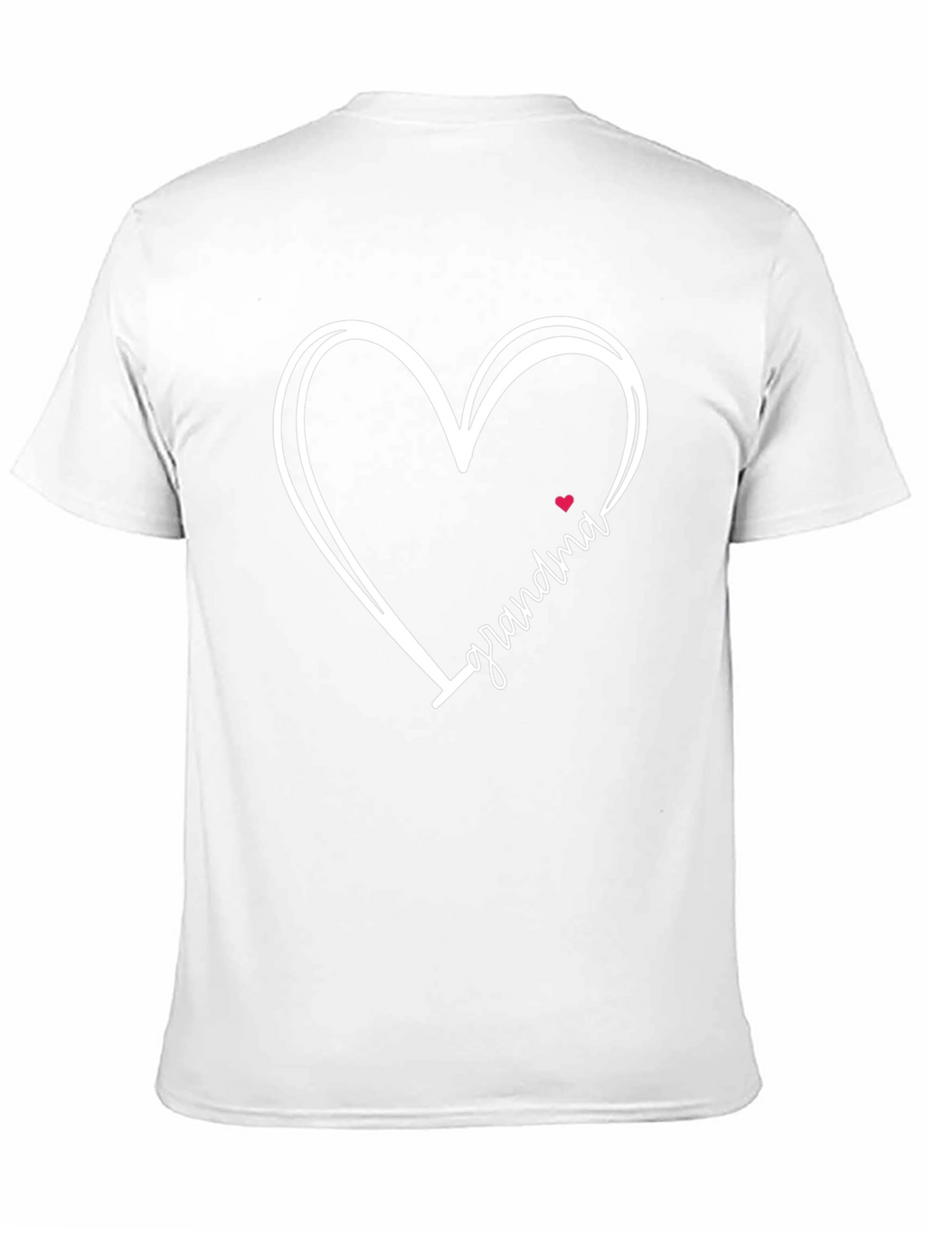 Grandma Heart Graphic Tee - Black