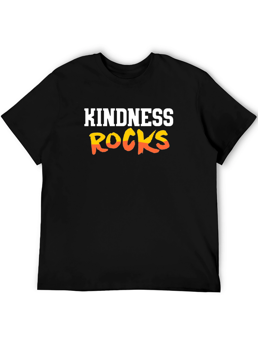 Kindness Rocks Graphic Tee - Black Unisex T-Shirt