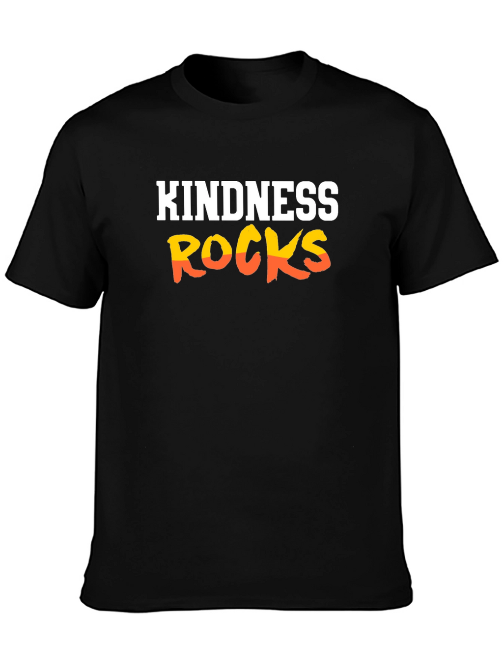Kindness Rocks Graphic Tee - Black Unisex T-Shirt