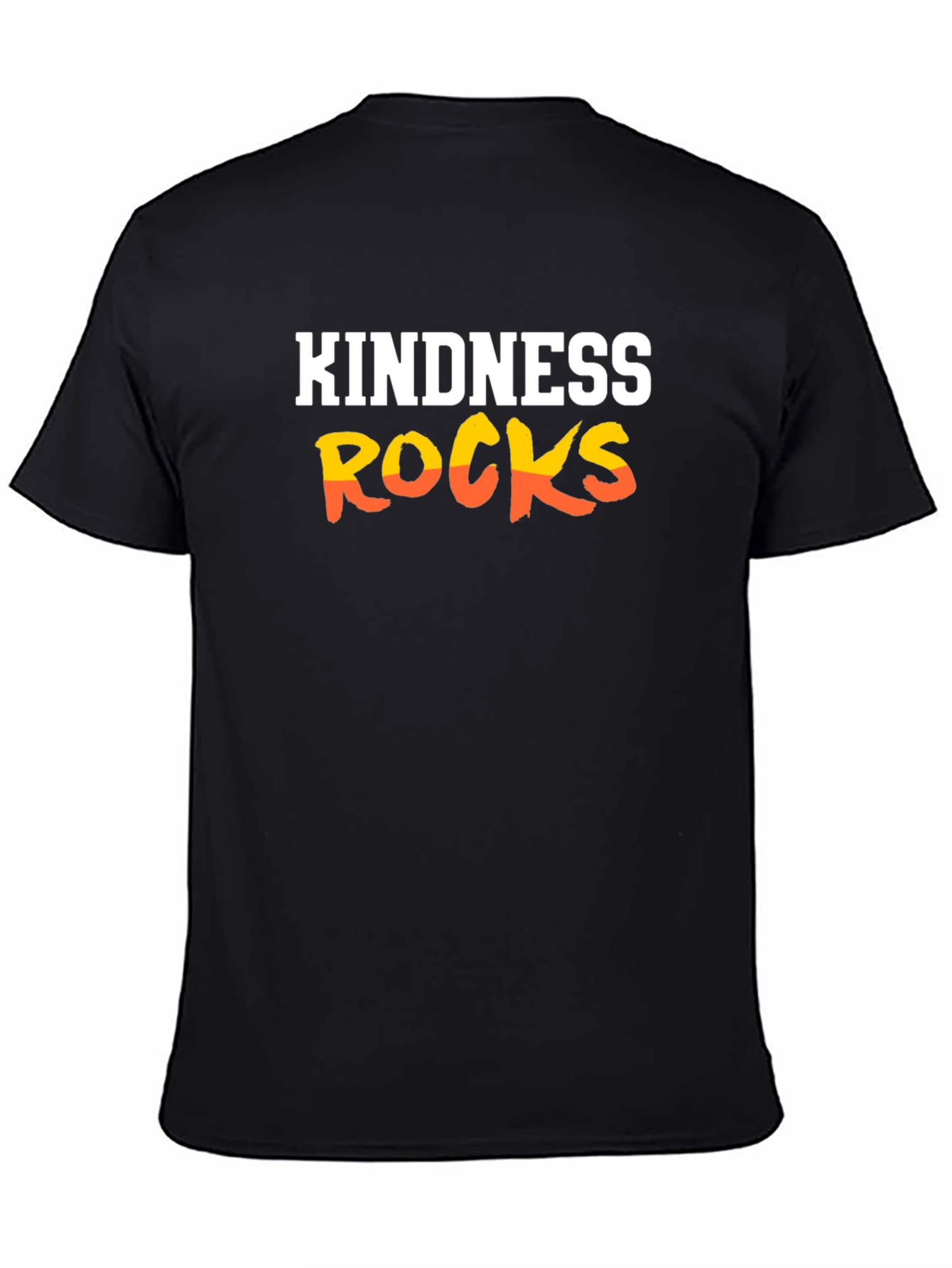 Kindness Rocks Graphic Tee - Black Unisex T-Shirt