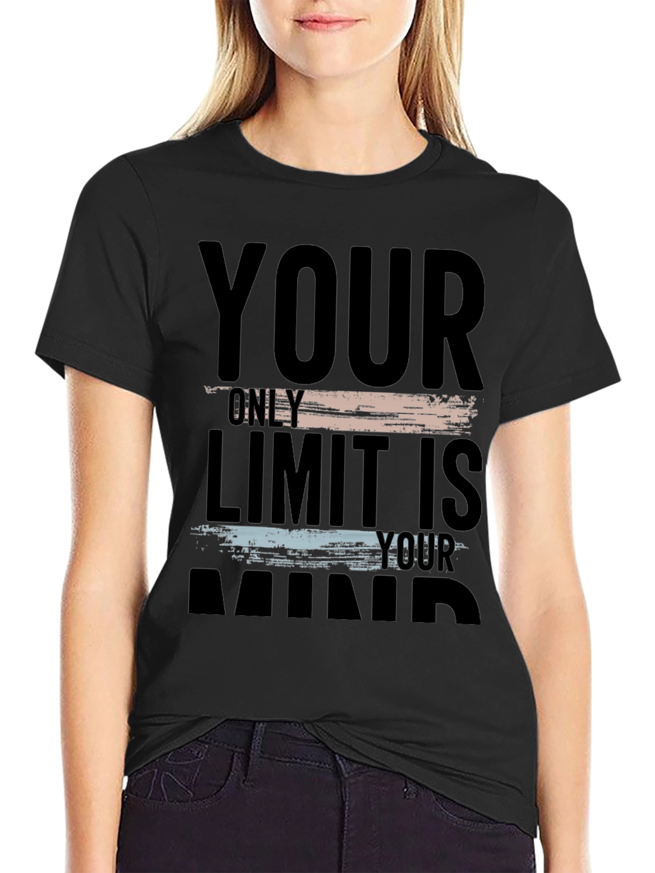Motivational Graphic Print T-Shirt