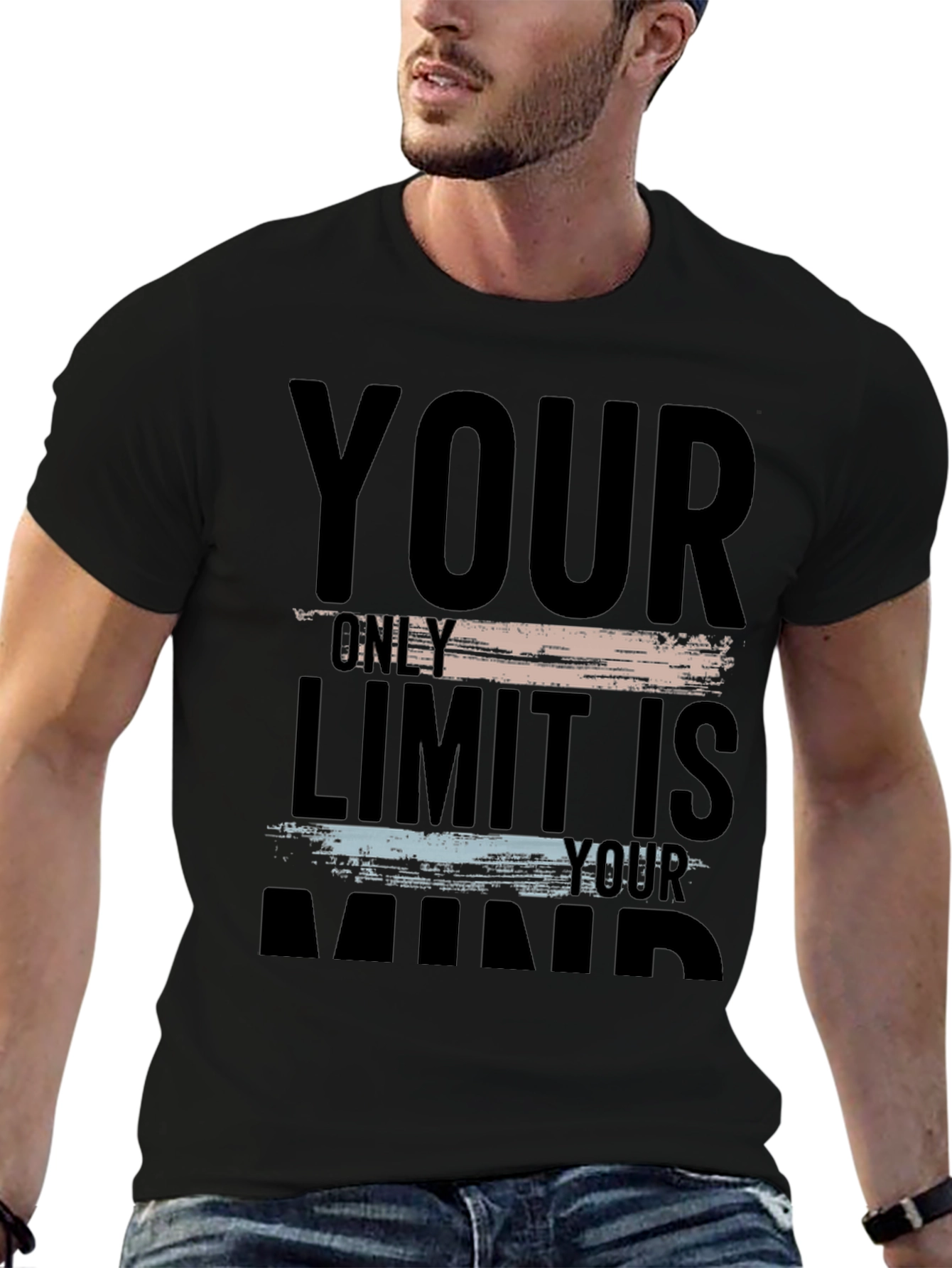 Motivational Graphic Print T-Shirt