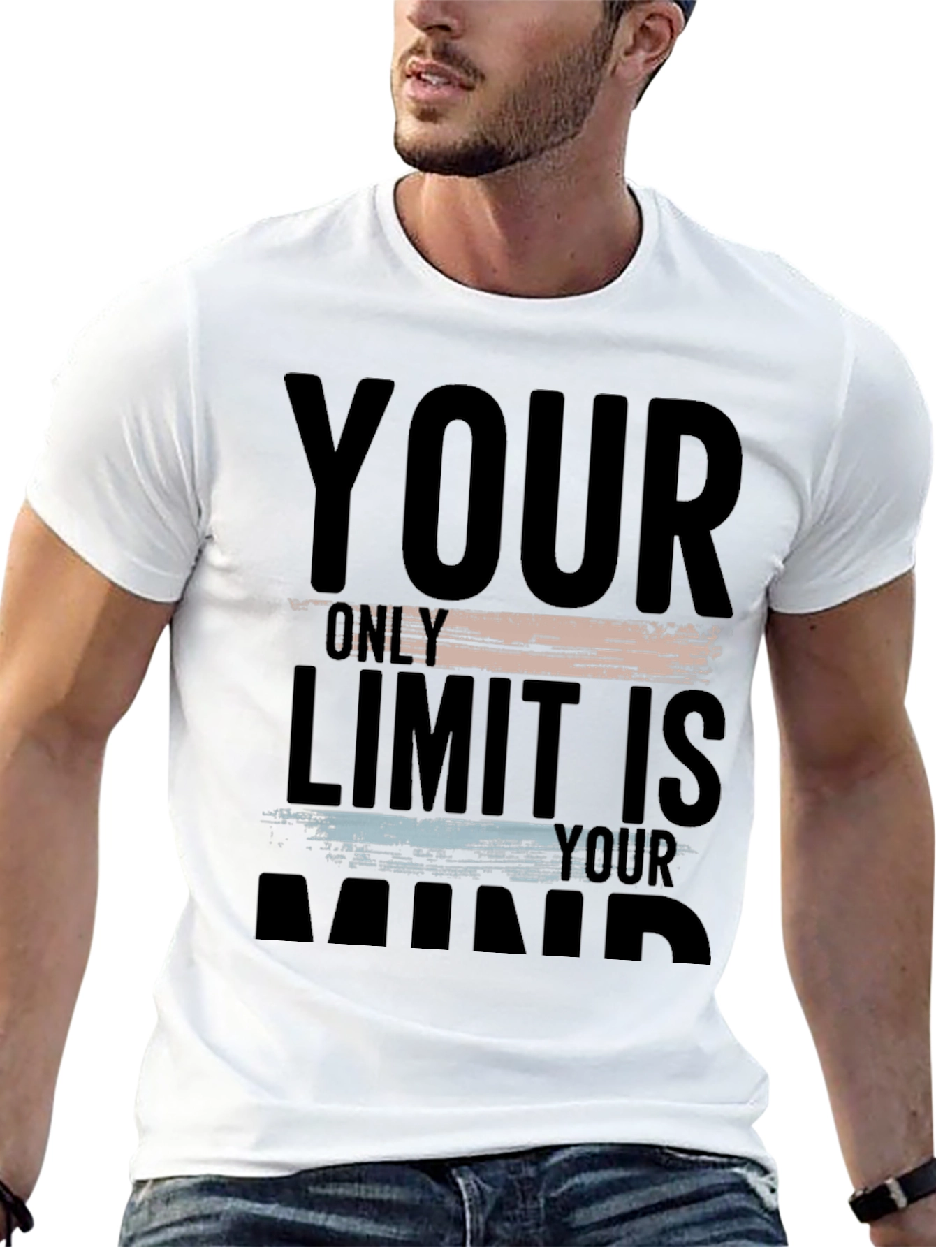 Motivational Graphic Print T-Shirt