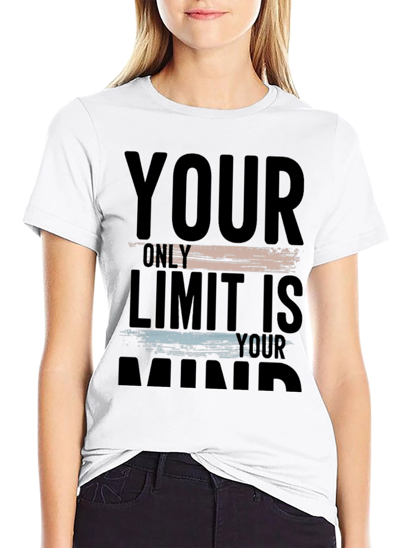Motivational Graphic Print T-Shirt