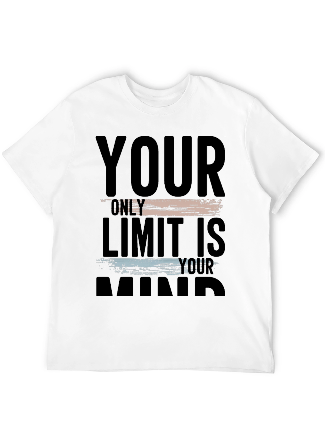 Motivational Graphic Print T-Shirt