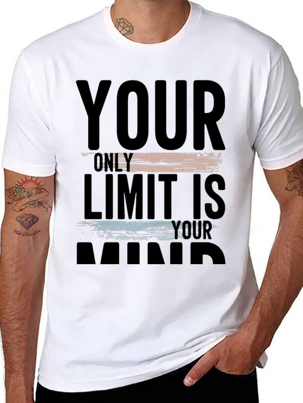 Motivational Graphic Print T-Shirt