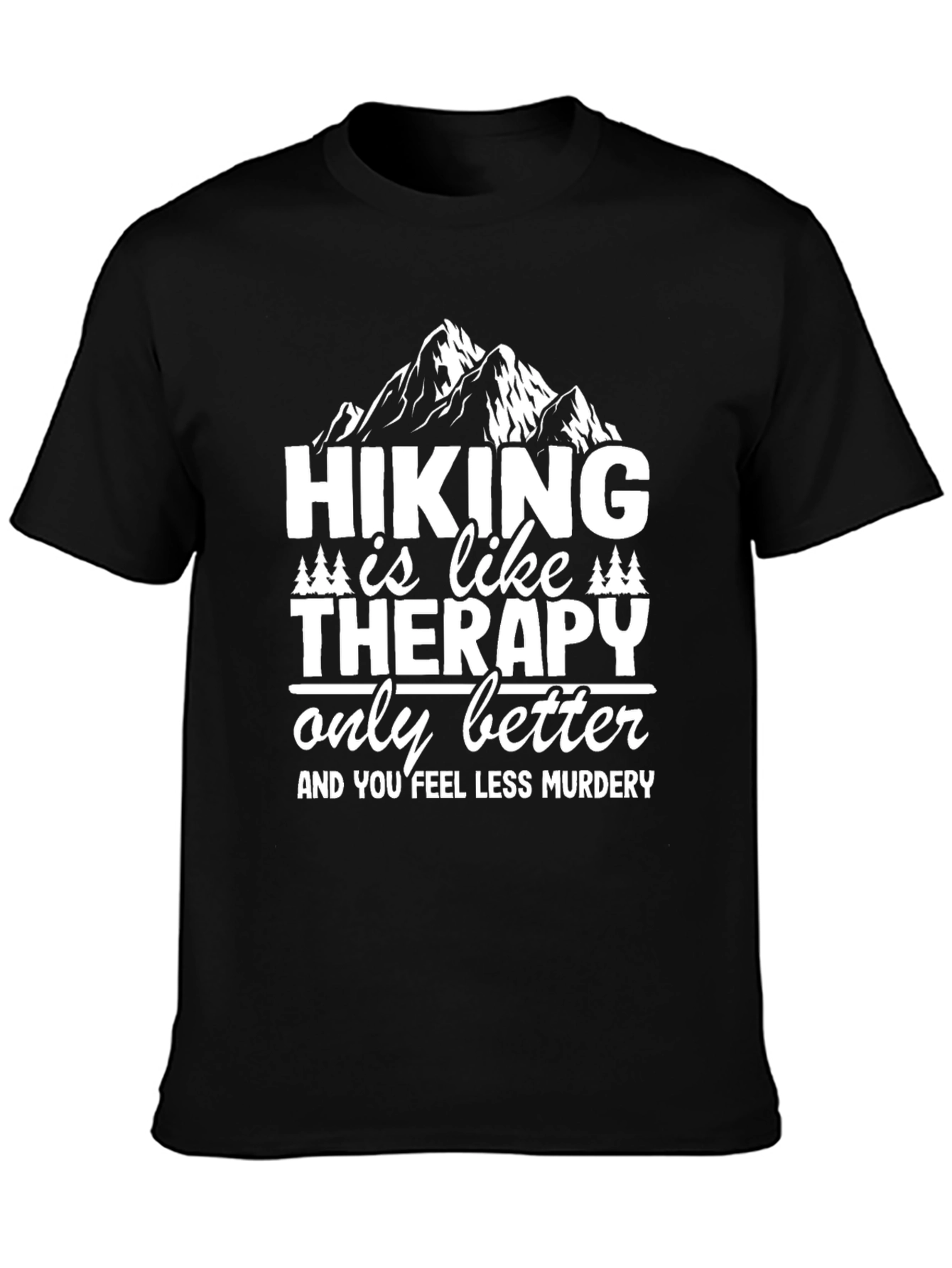 Hiking Therapy T-Shirt - Funny Outdoor Tee