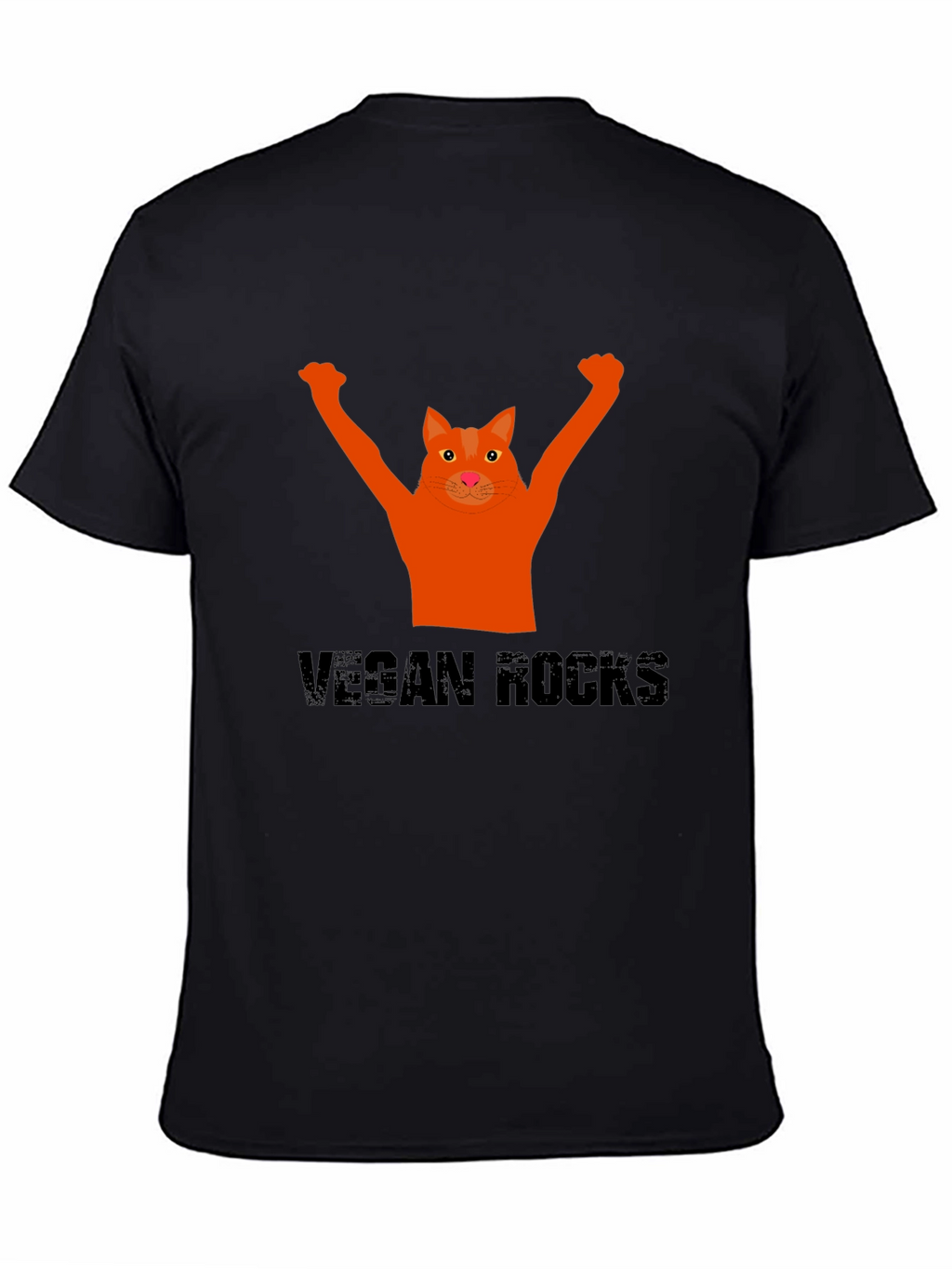 Vegan Rocks Cat T-Shirt