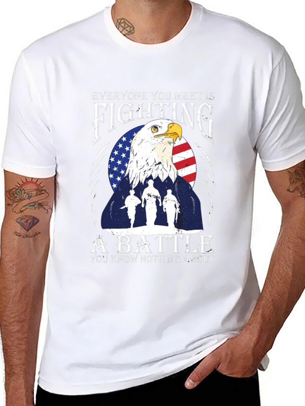 Everyone Fights American Eagle Graphic Tee