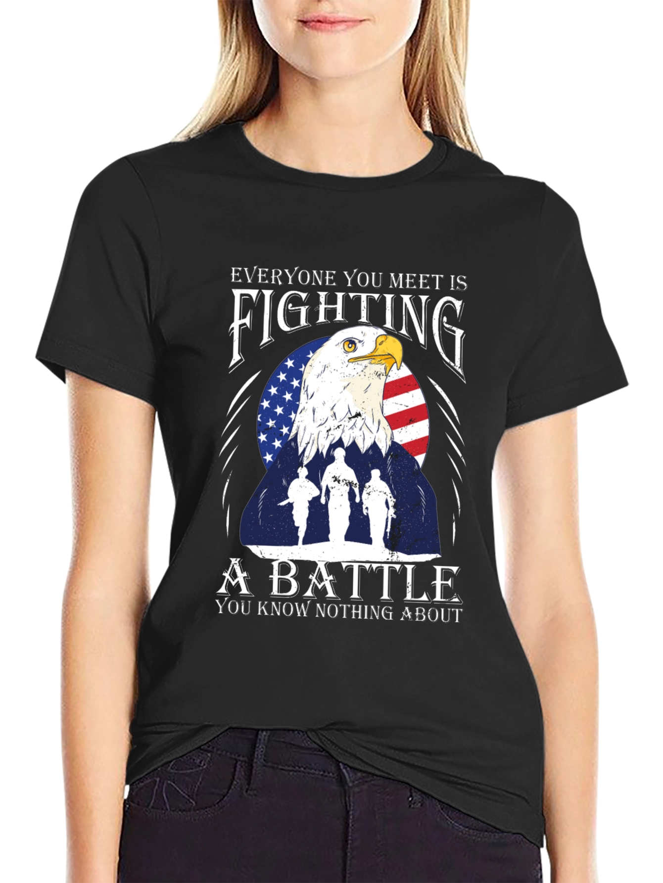 Everyone Fights American Eagle Graphic Tee