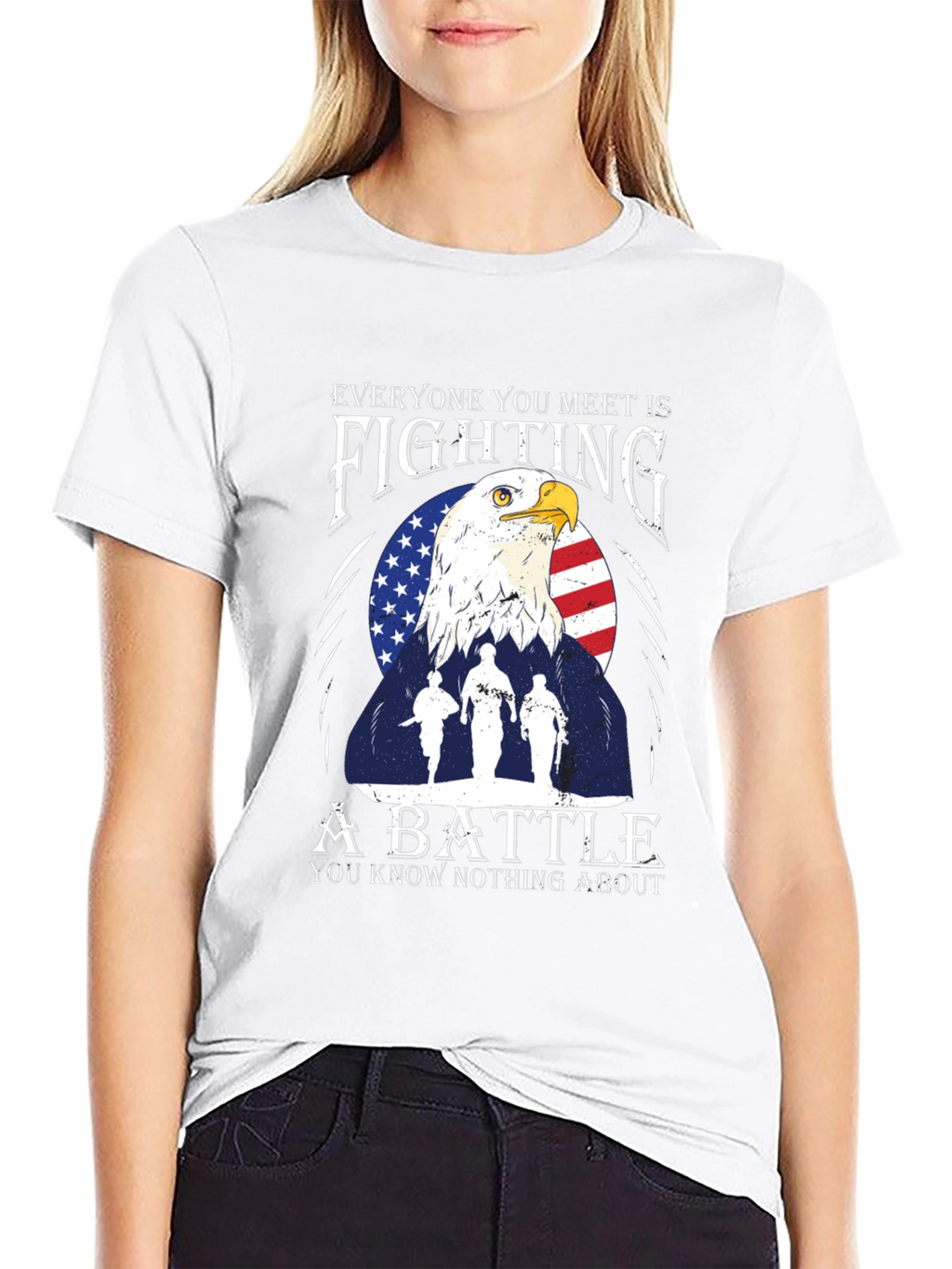 Everyone Fights American Eagle Graphic Tee
