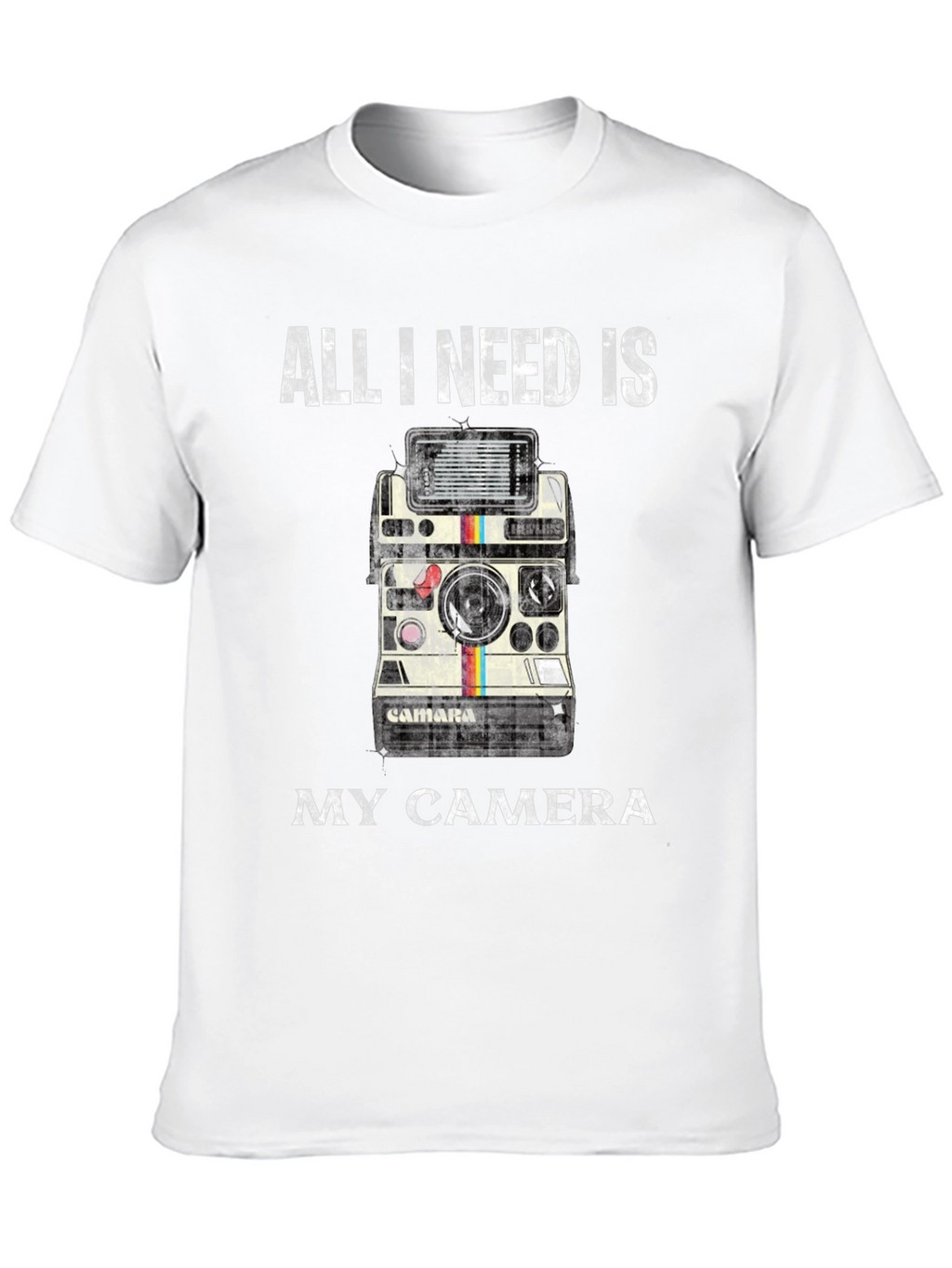 All I Need is My Camera Retro Graphic T-Shirt