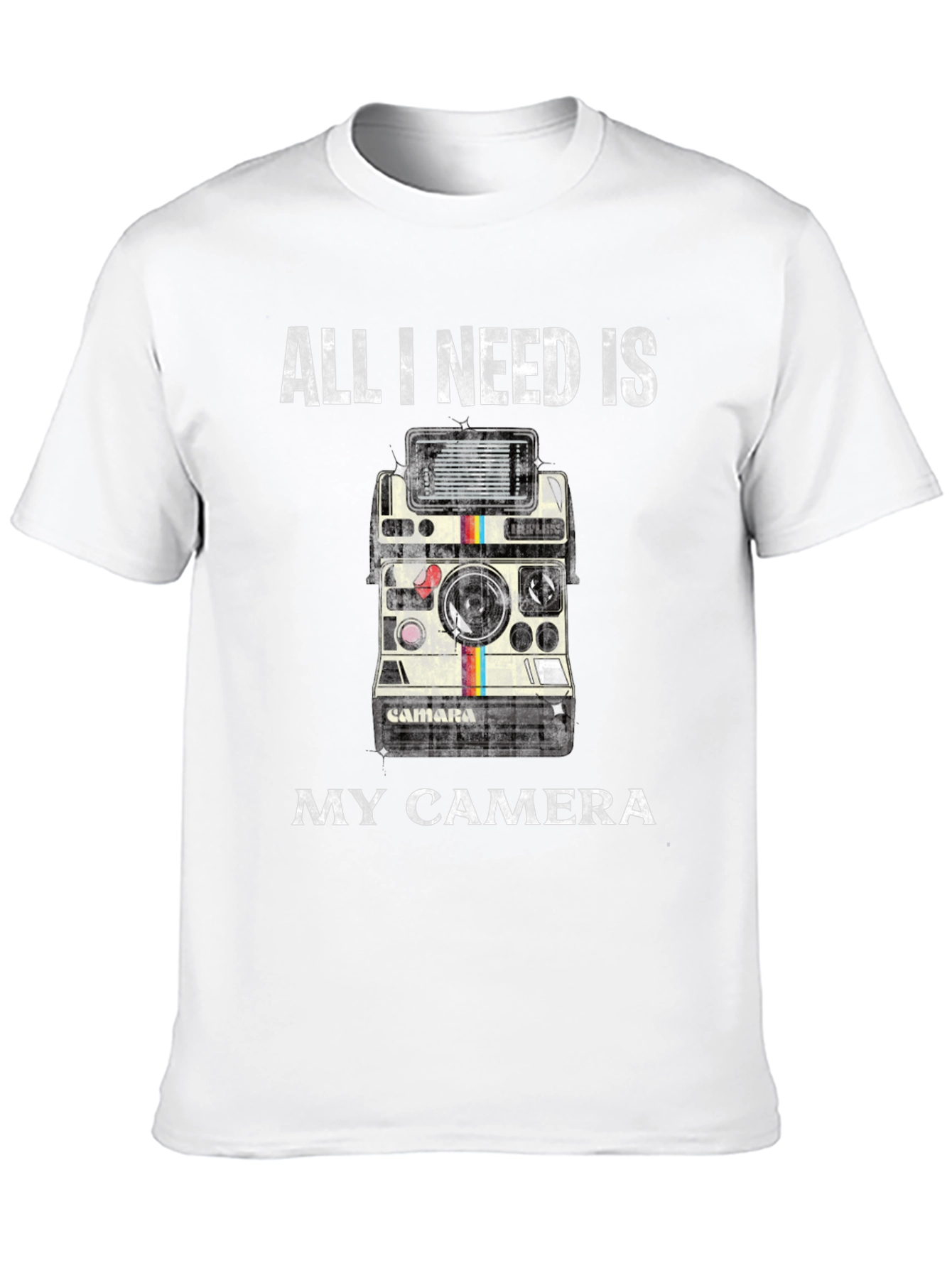 All I Need is My Camera Retro Graphic T-Shirt