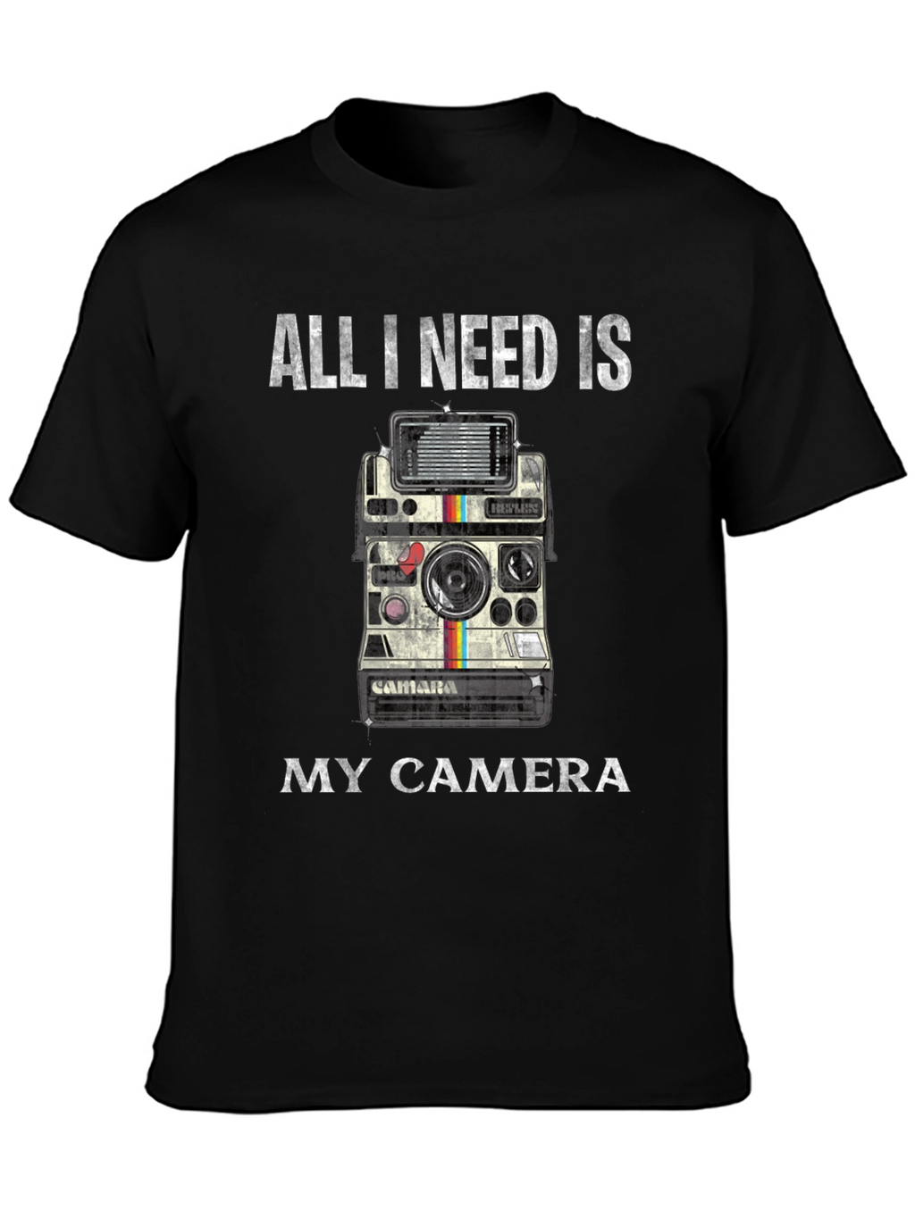 All I Need is My Camera Retro Graphic T-Shirt